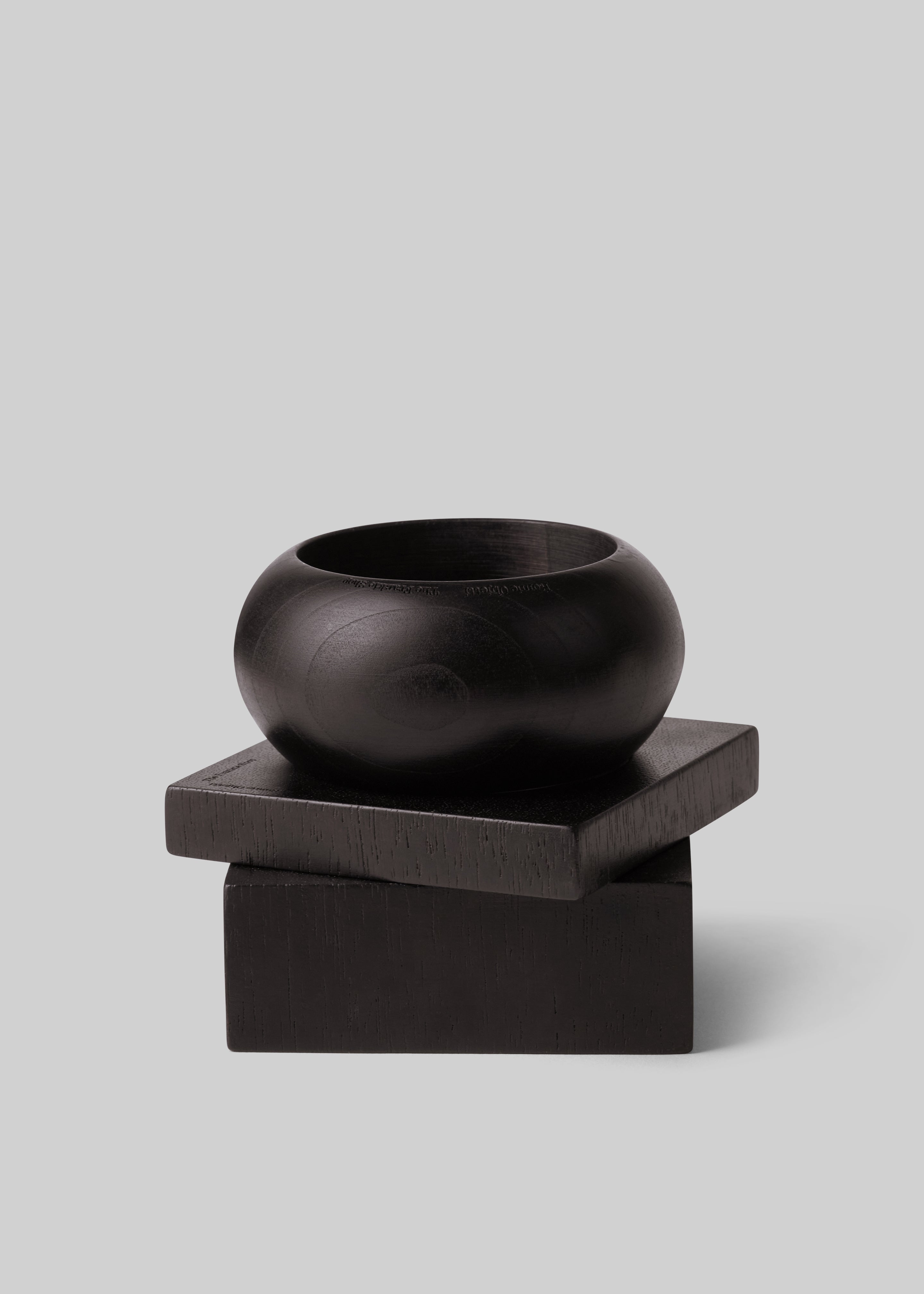 Romie Objetti x The Frankie Shop Round Bangle - Dark Brown - 3