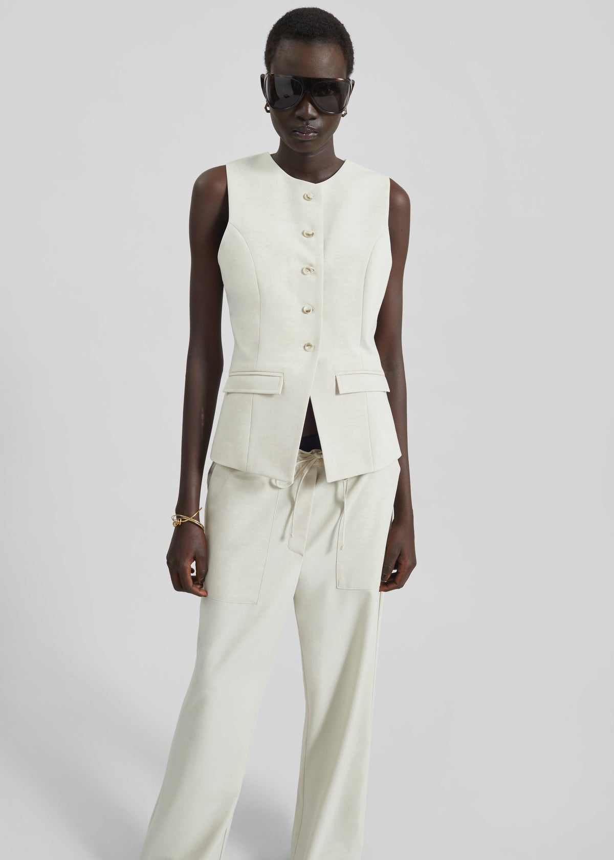 Ronne Vest - Cream - 2