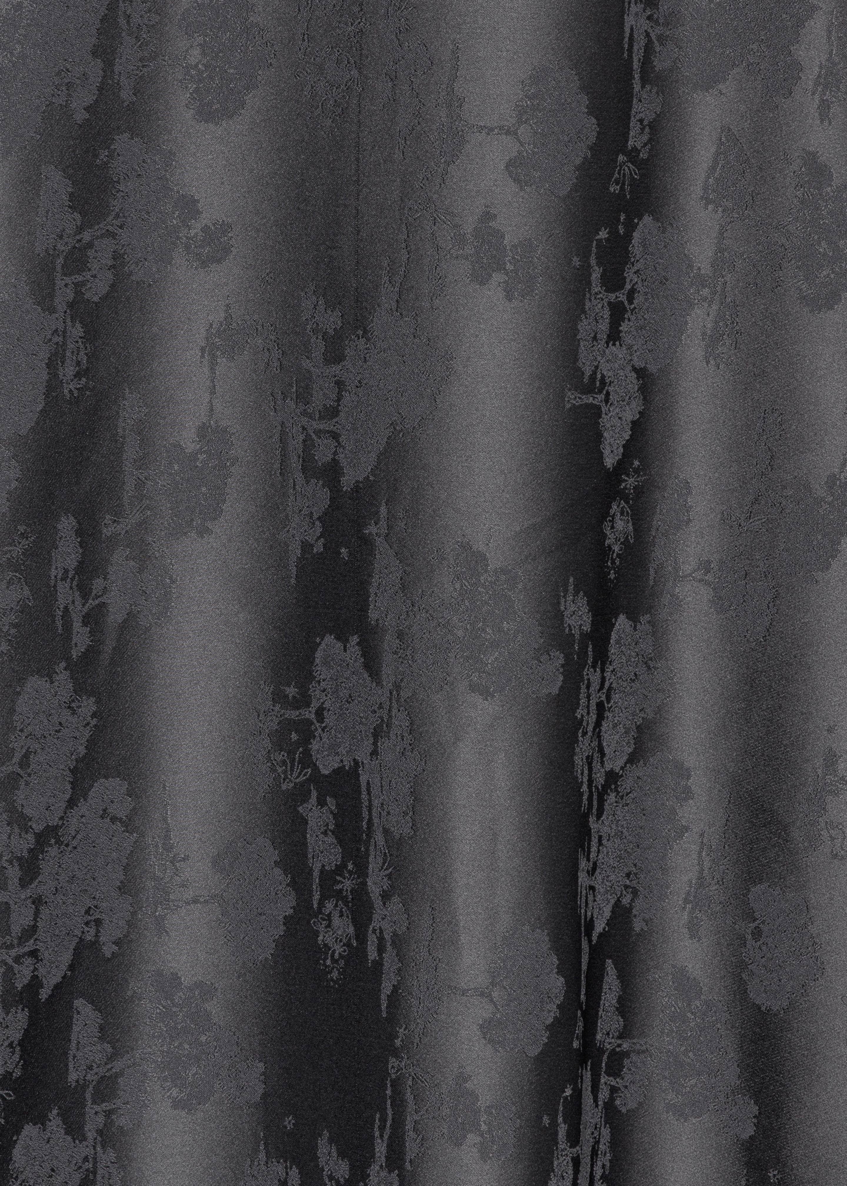 Rotate Bat Sleeve Mini Dress - Gray Print - 6