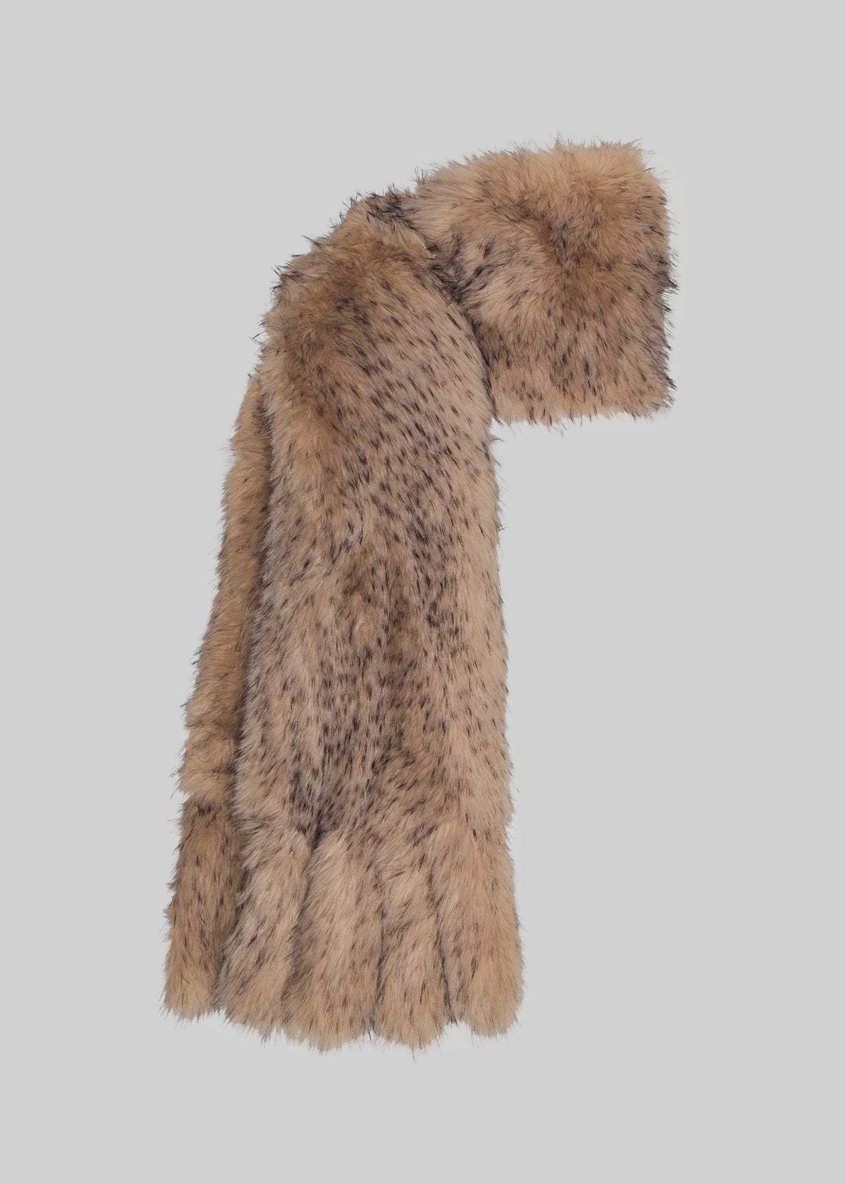 Rotate Faux Fur Scarf - Nougat - 5