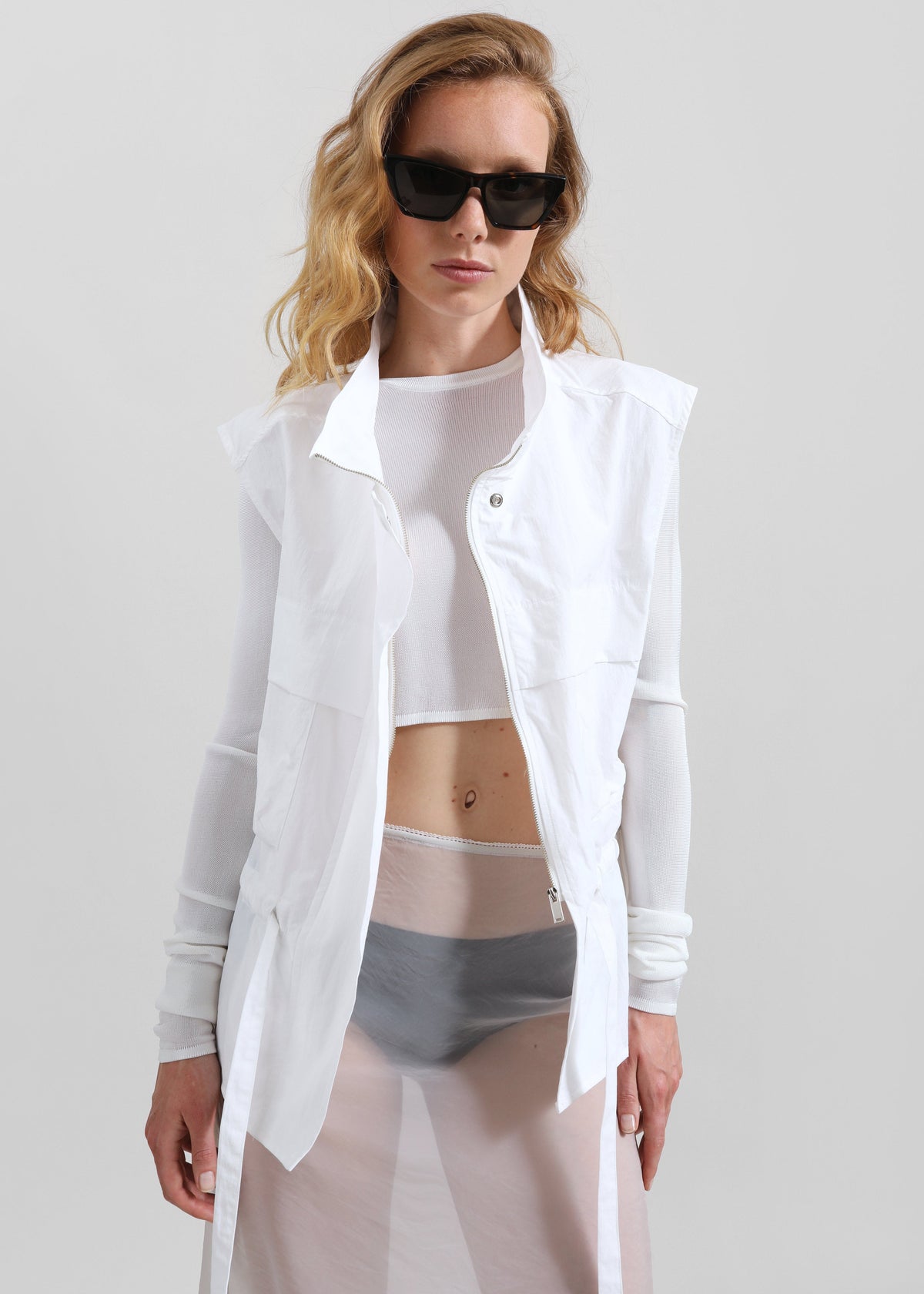 Rowley Utility Vest - White - 5