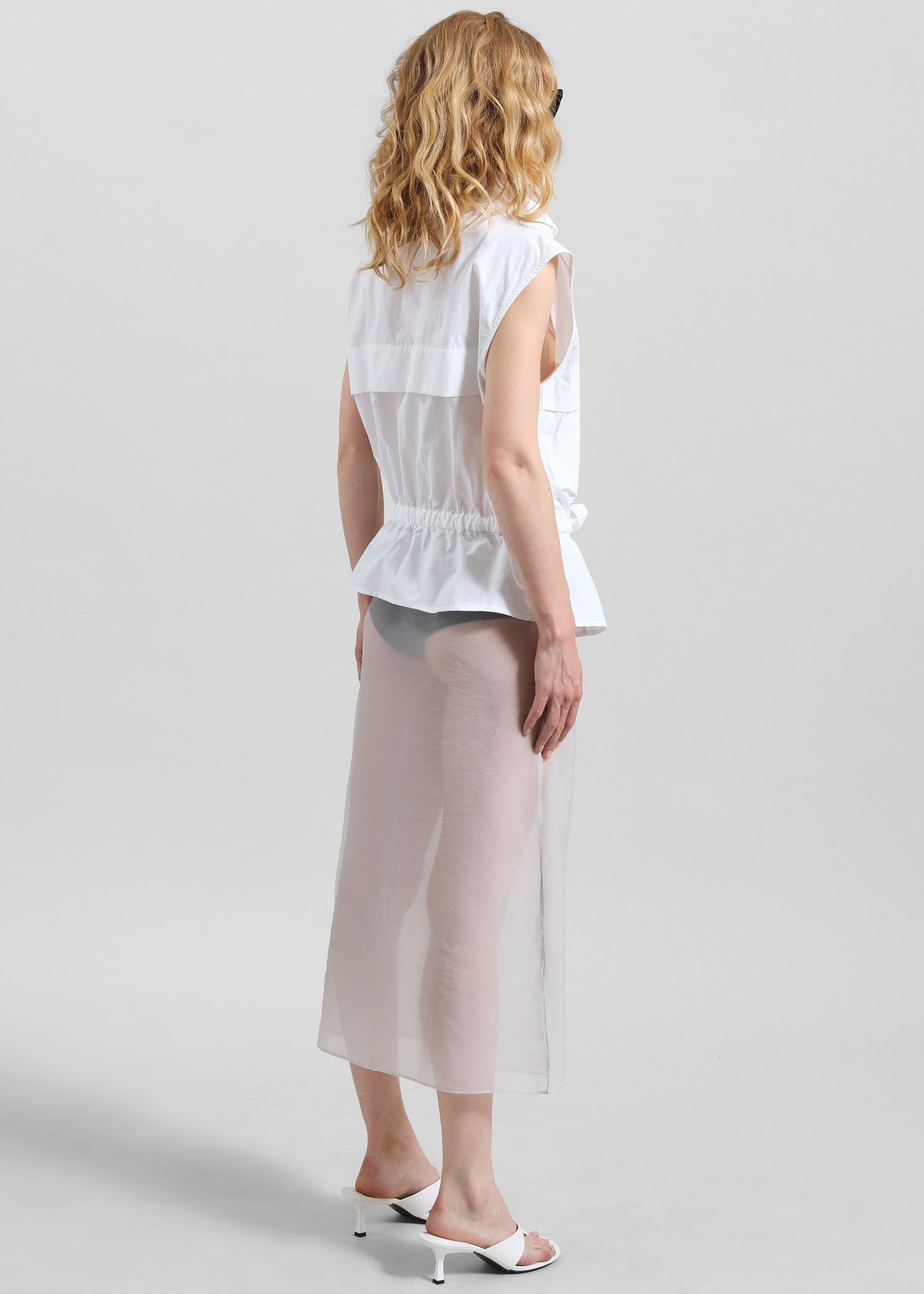 Rowley Utility Vest - White - 8