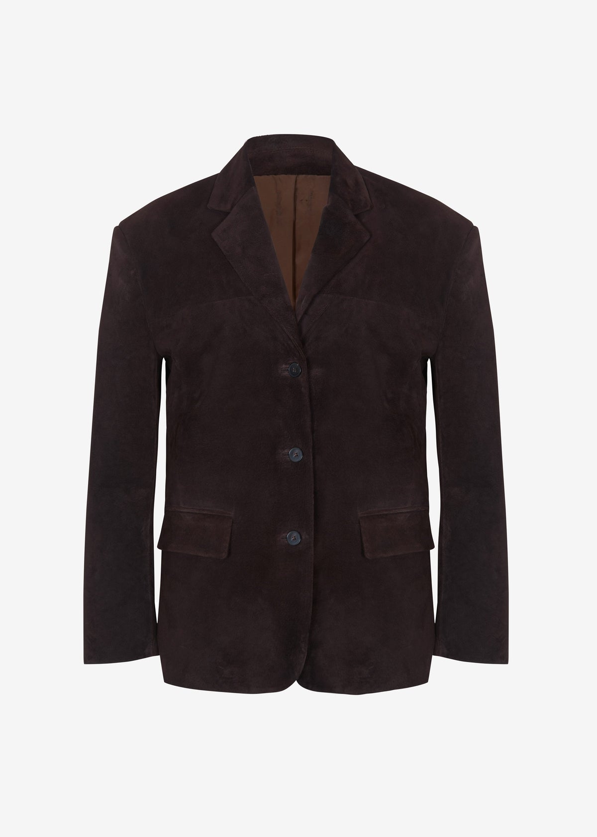 Salnor Suede Blazer - Dark Brown - 10
