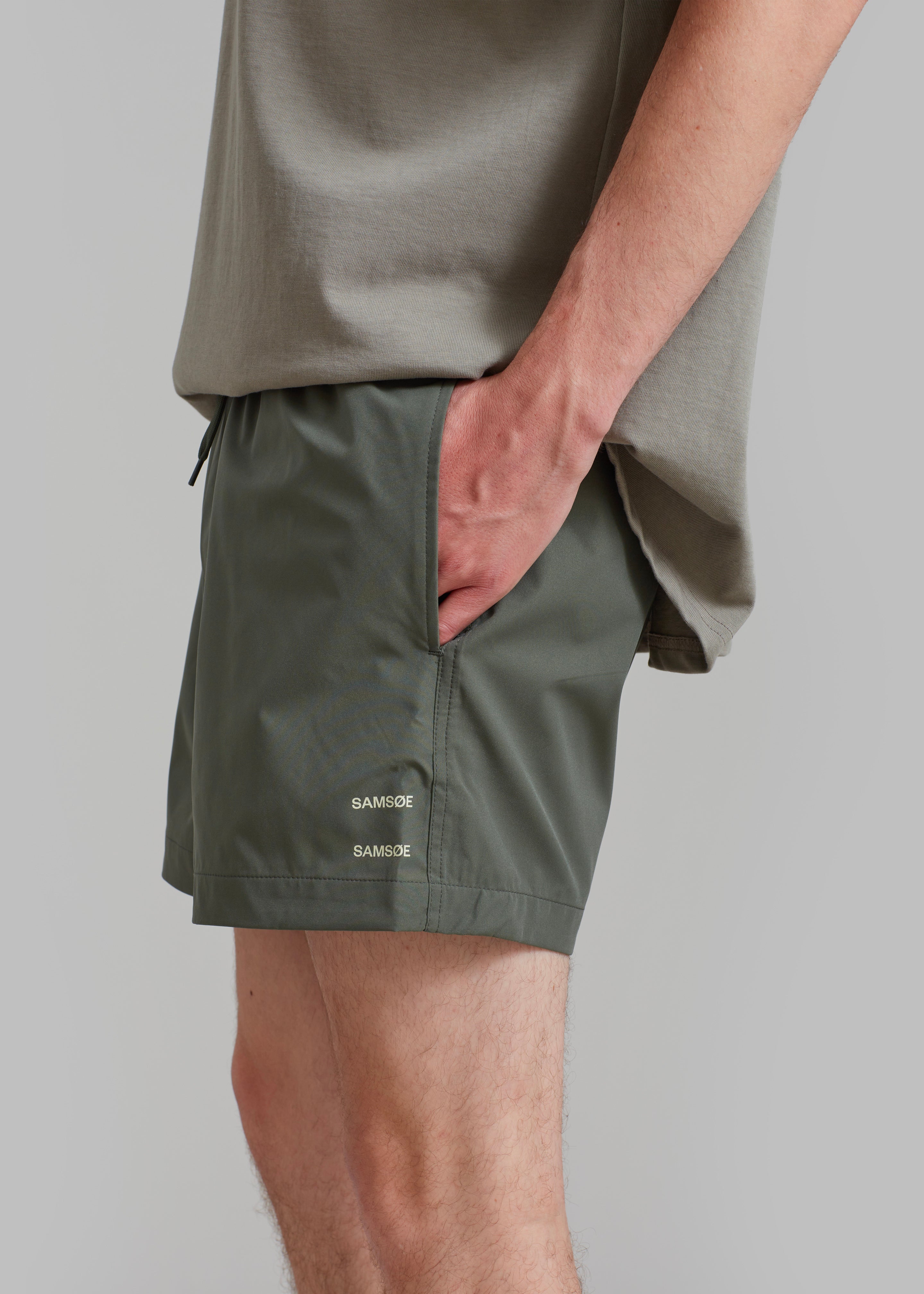 Samsøe & Samsøe Moses Swim Shorts - Beetle - 4