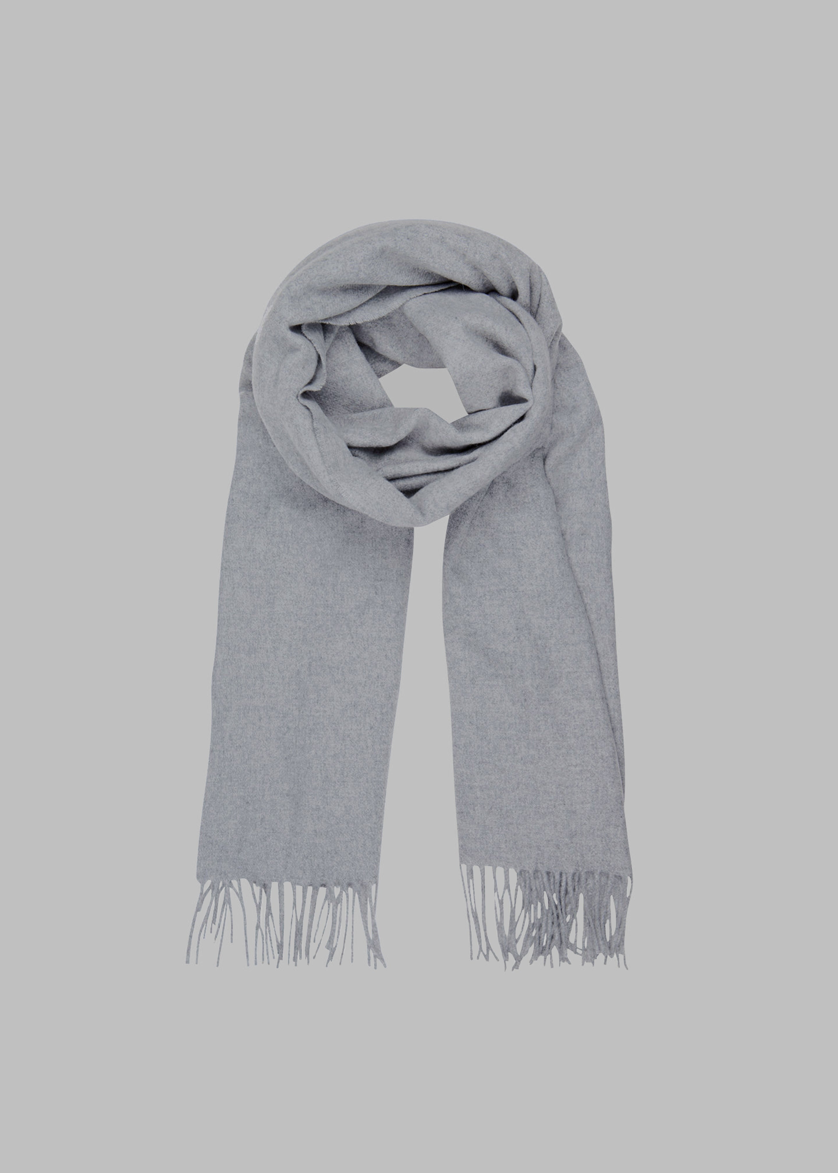Samsøe Samsøe Accola Maxi Scarf - Grey Melange - 4