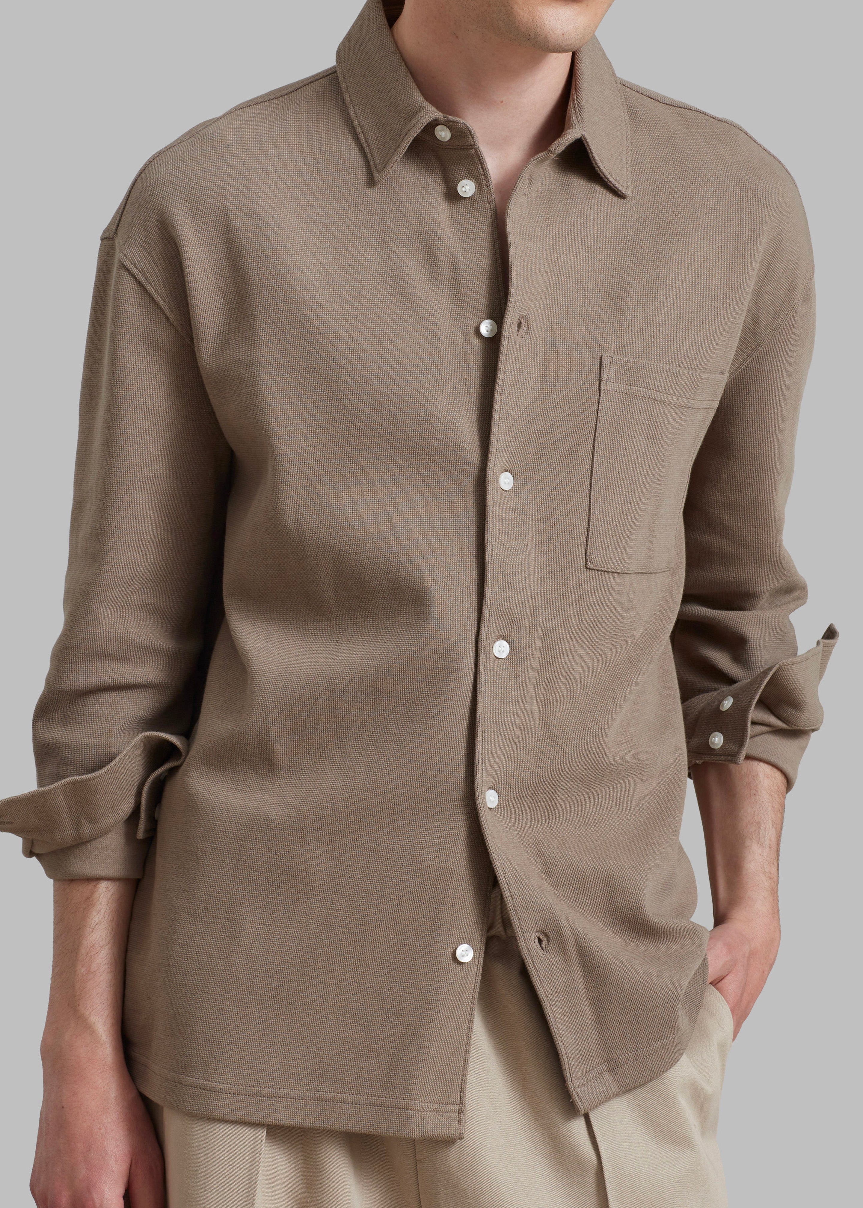 Samsøe Samsøe Poul Shirt - Brindle - 4