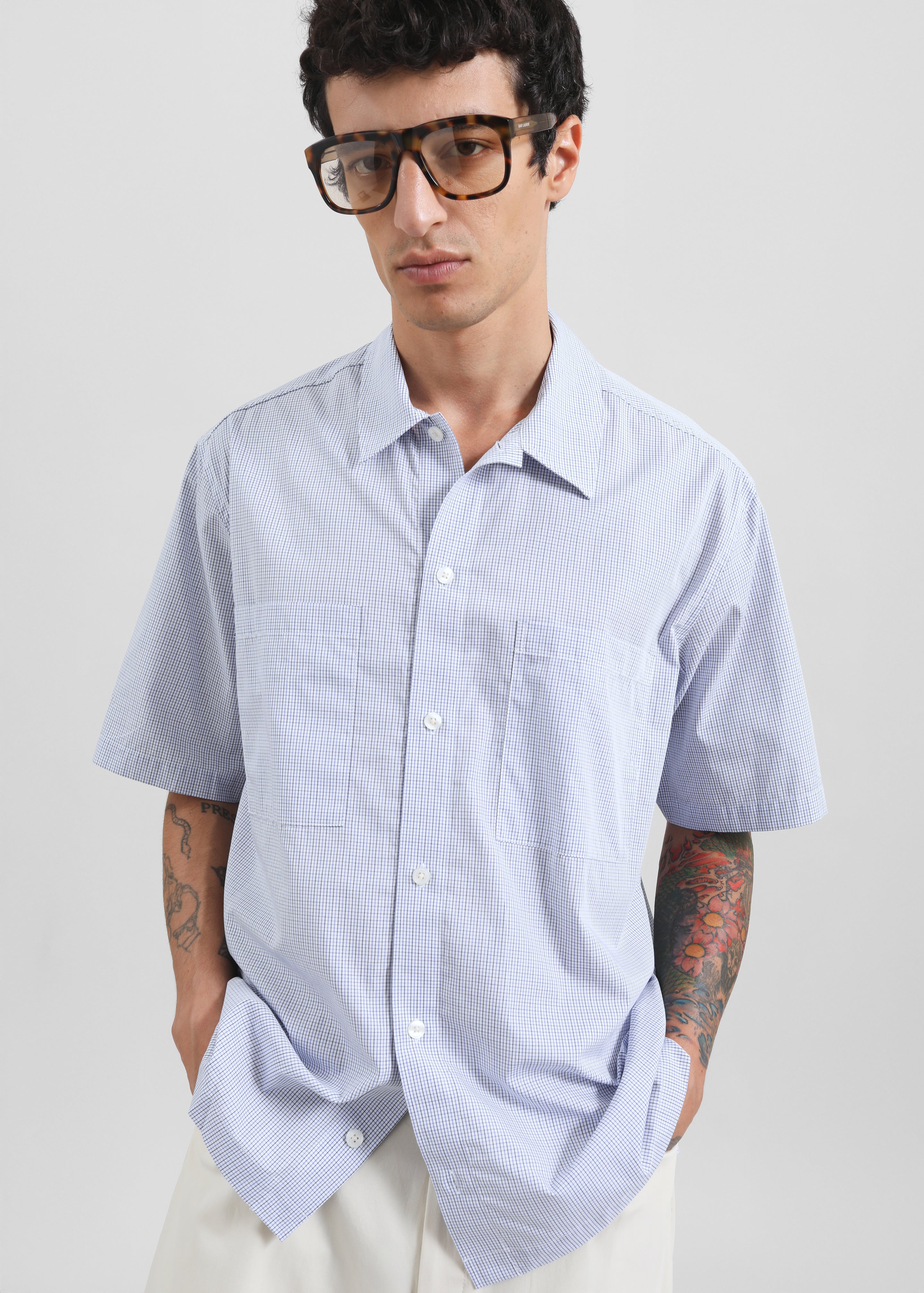 Samsøe Samsøe Saayo B Shirt - Orion Blue Ch. - 1