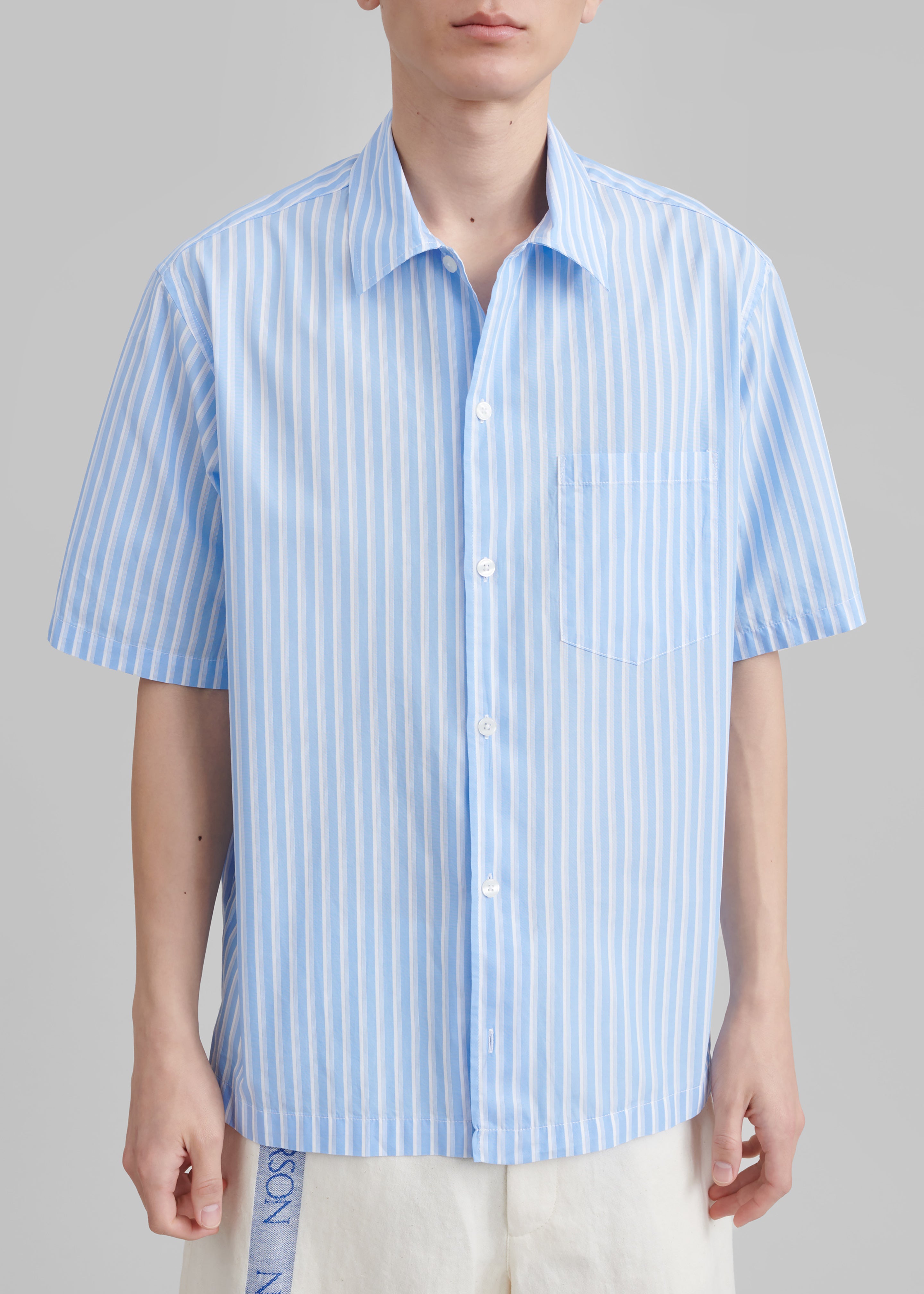 Samsøe Samsøe Saayo P Shirt - Blue St - 5