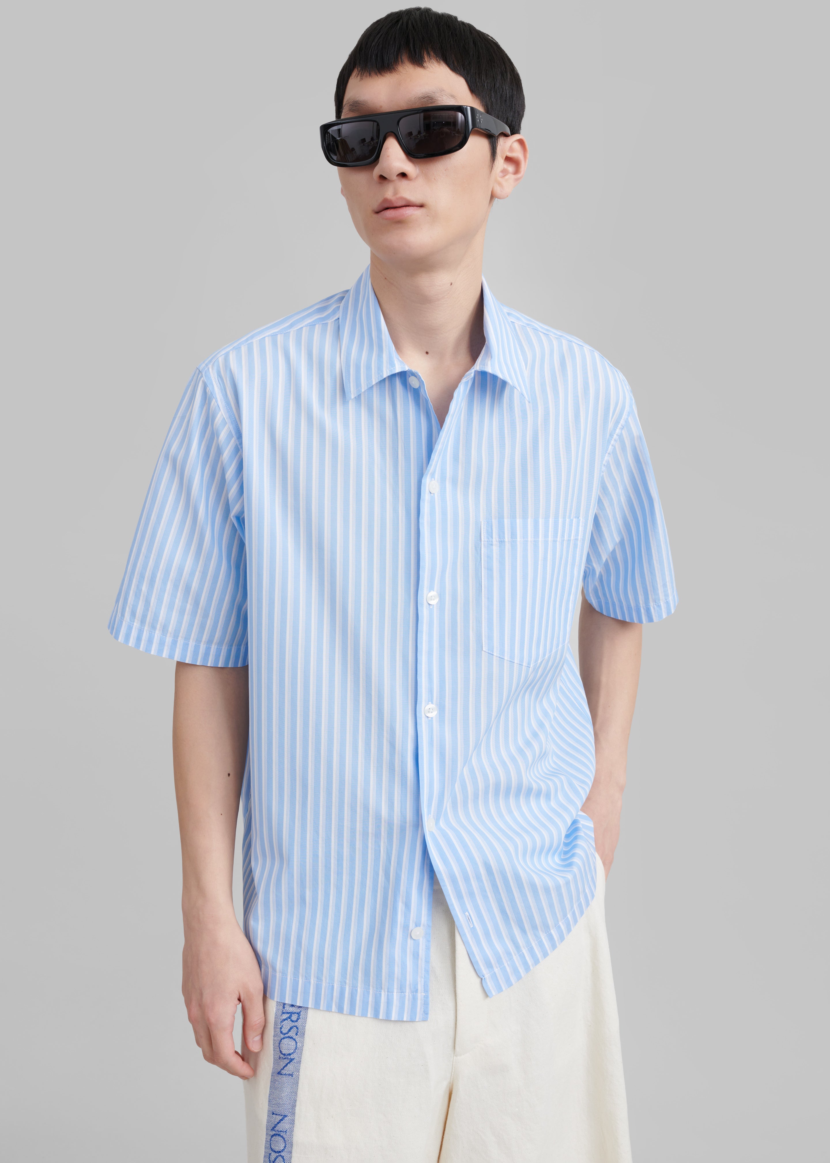 Samsøe Samsøe Saayo P Shirt - Blue St - 4