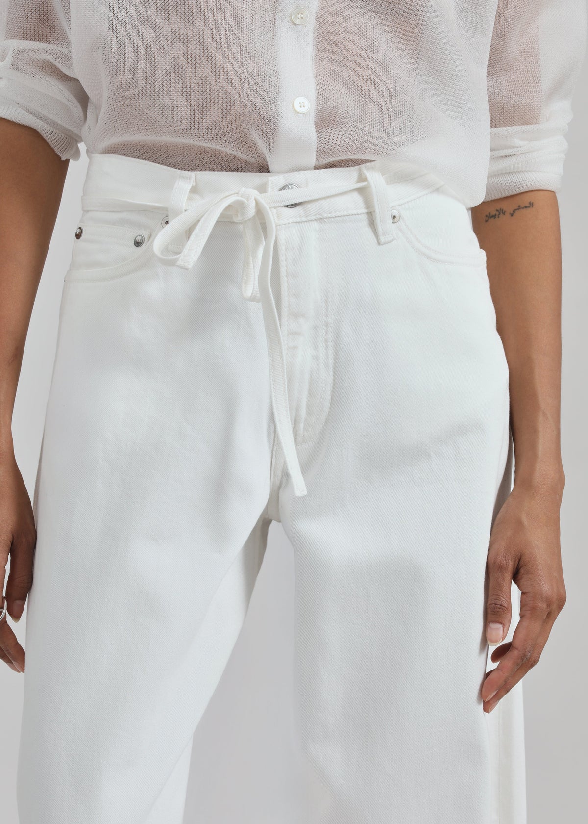 Samsøe Samsøe Saharper Jeans Belt - White Rock - 3