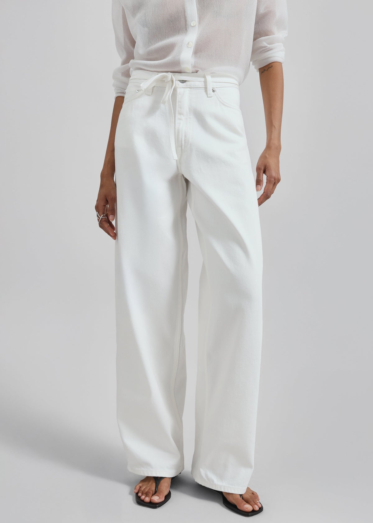Samsøe Samsøe Saharper Jeans Belt - White Rock - 2