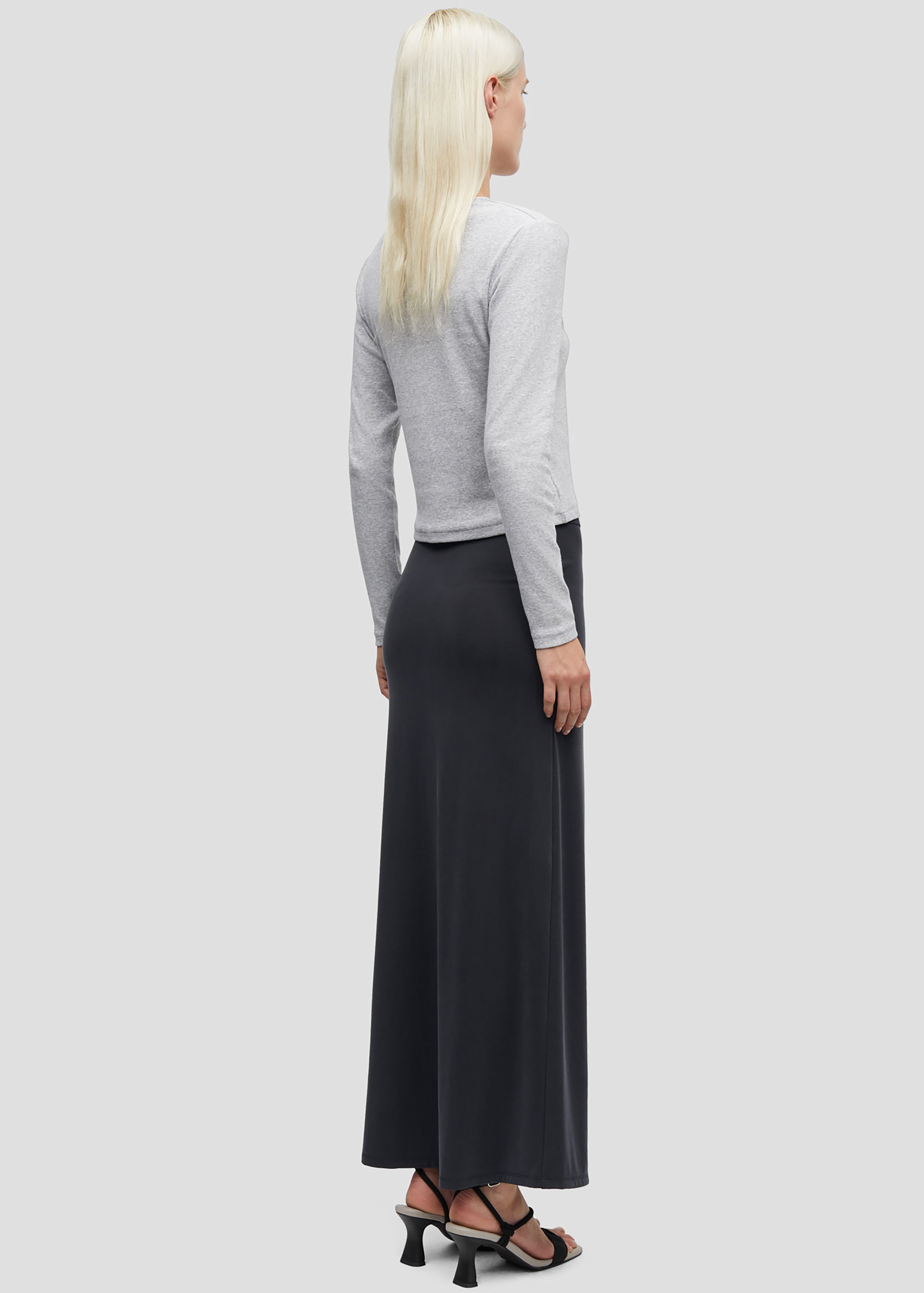 Samsøe Samsøe Sajune LS Cardigan - Light Grey Melange - 4