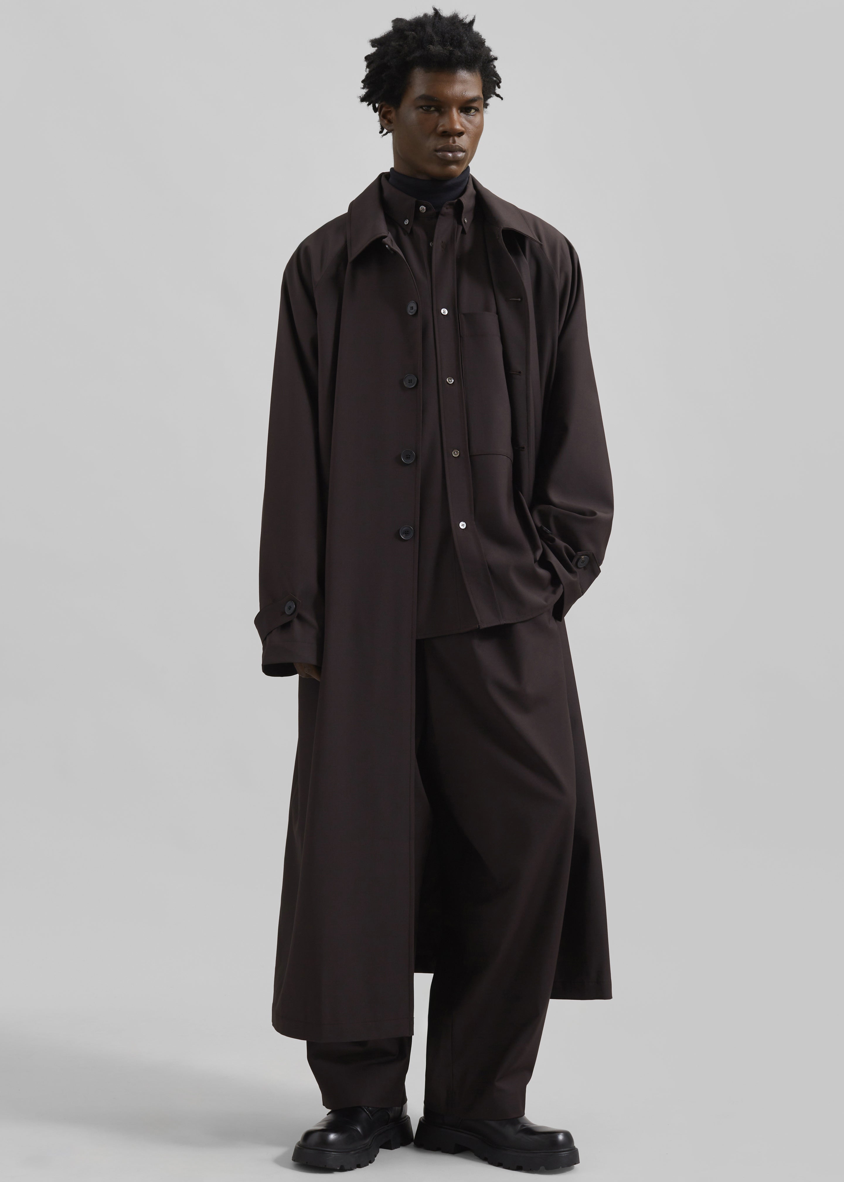 Shay Trench Coat - Brown - 15