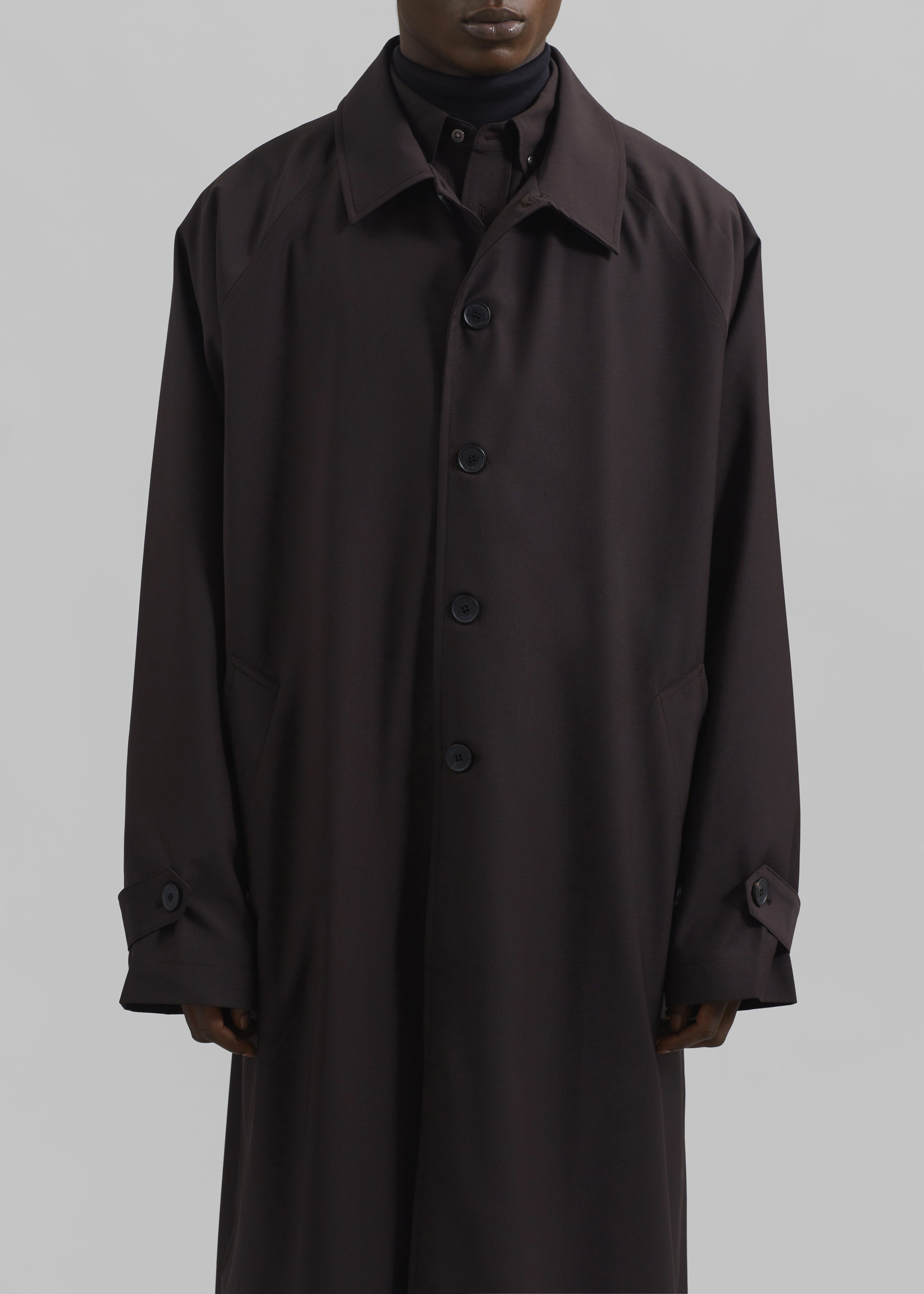 Shay Trench Coat - Brown - 14