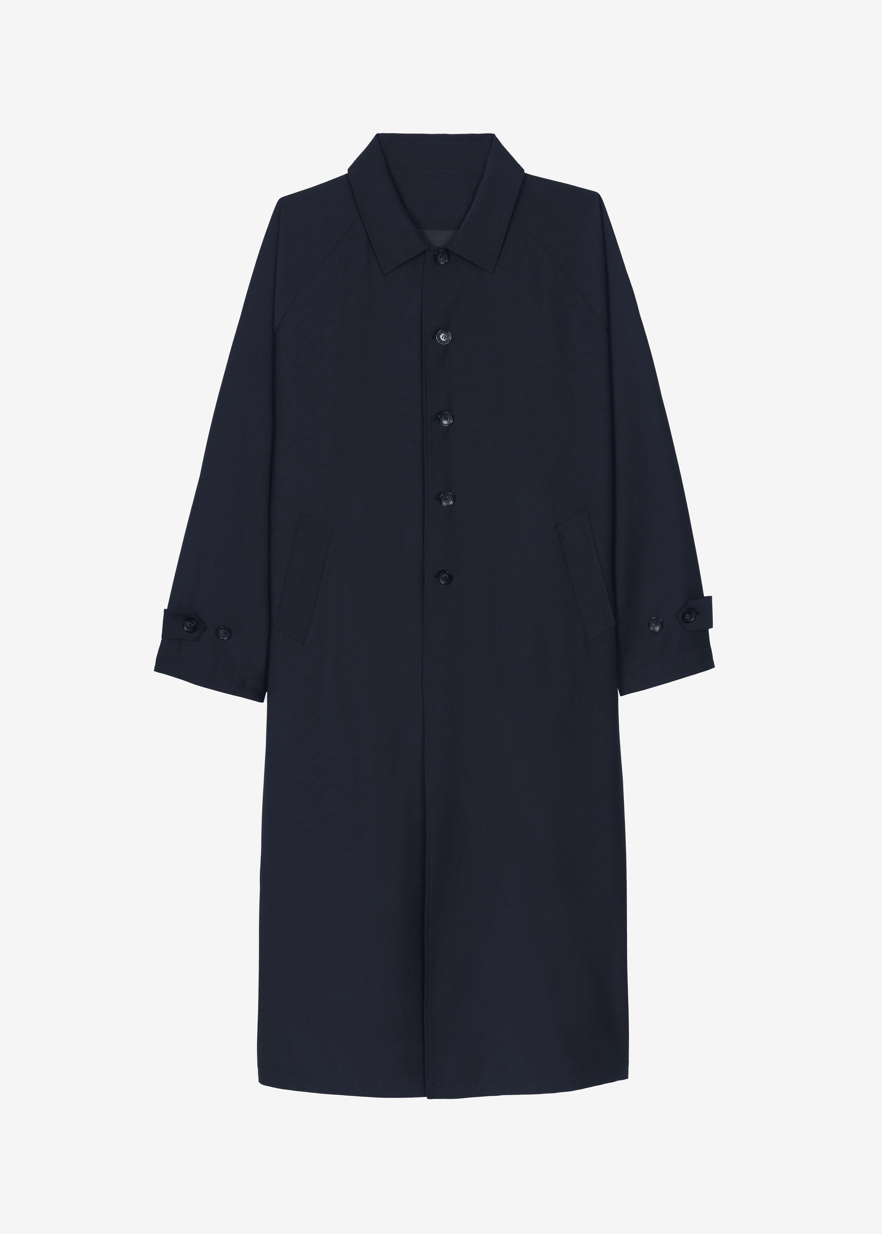 Shay Trench Coat - Dark Navy - 12