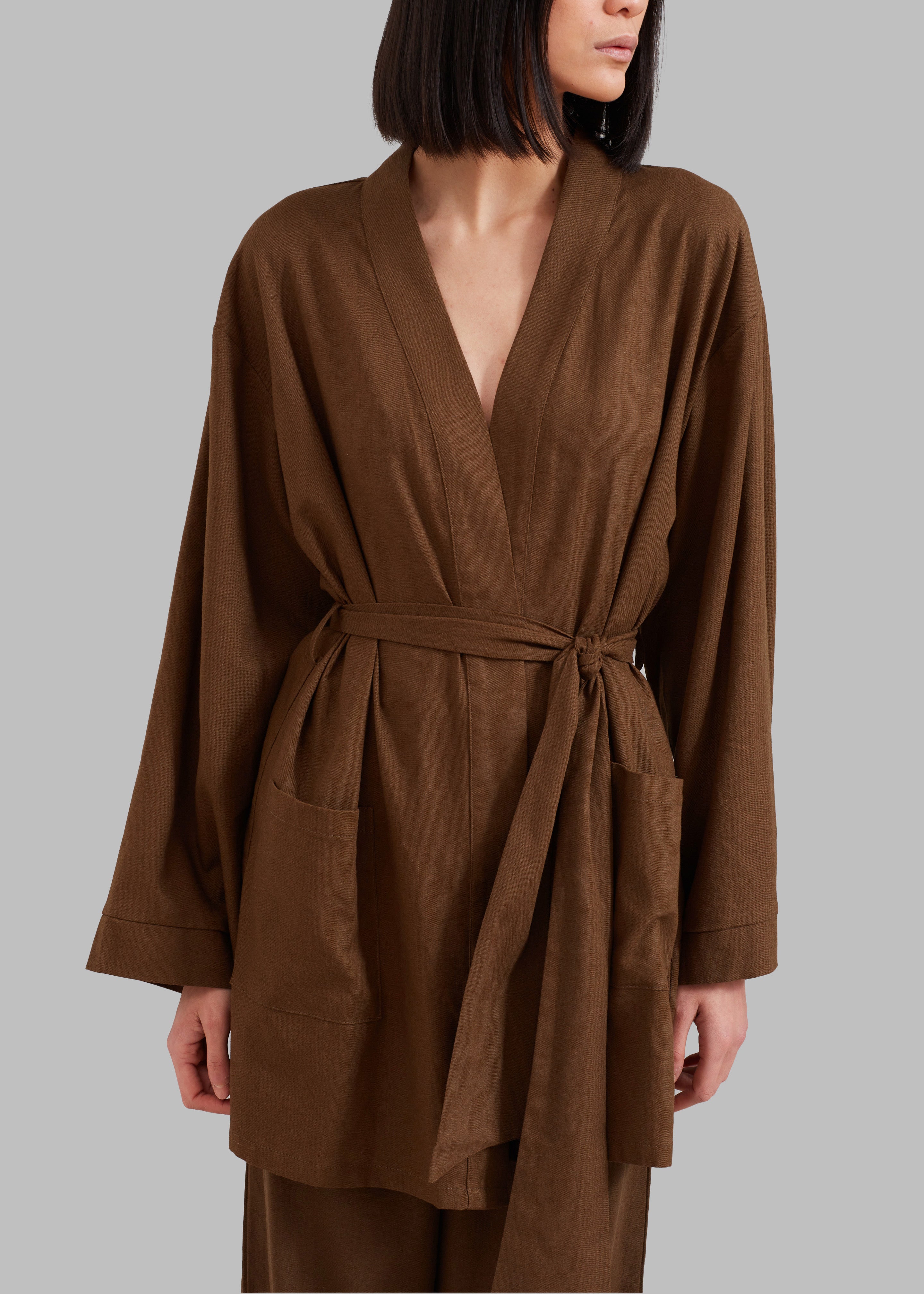 Solaqua The Short Robe - Tobacco - 6