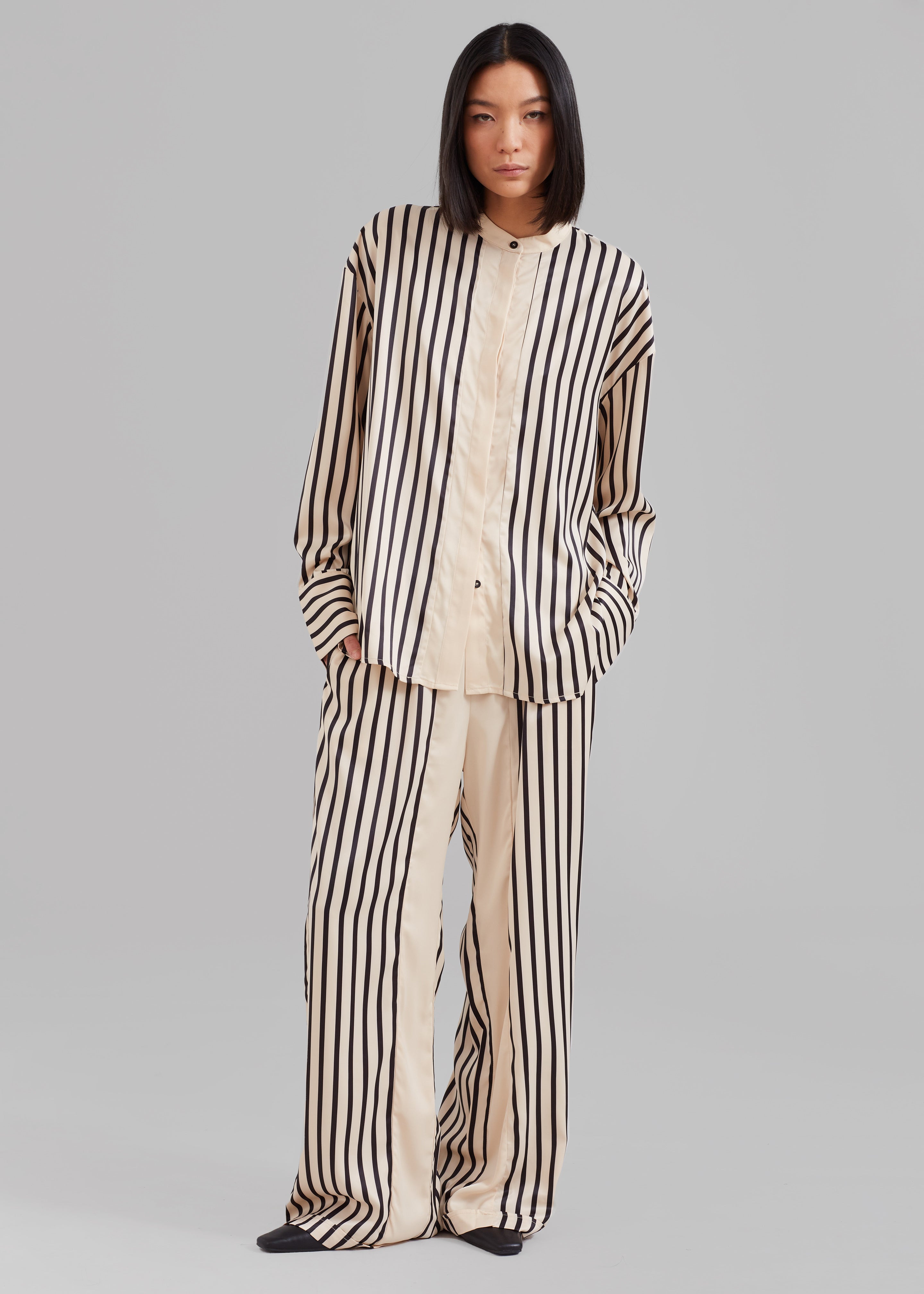 Solaqua The Resort Pants - Black/Off White - 1