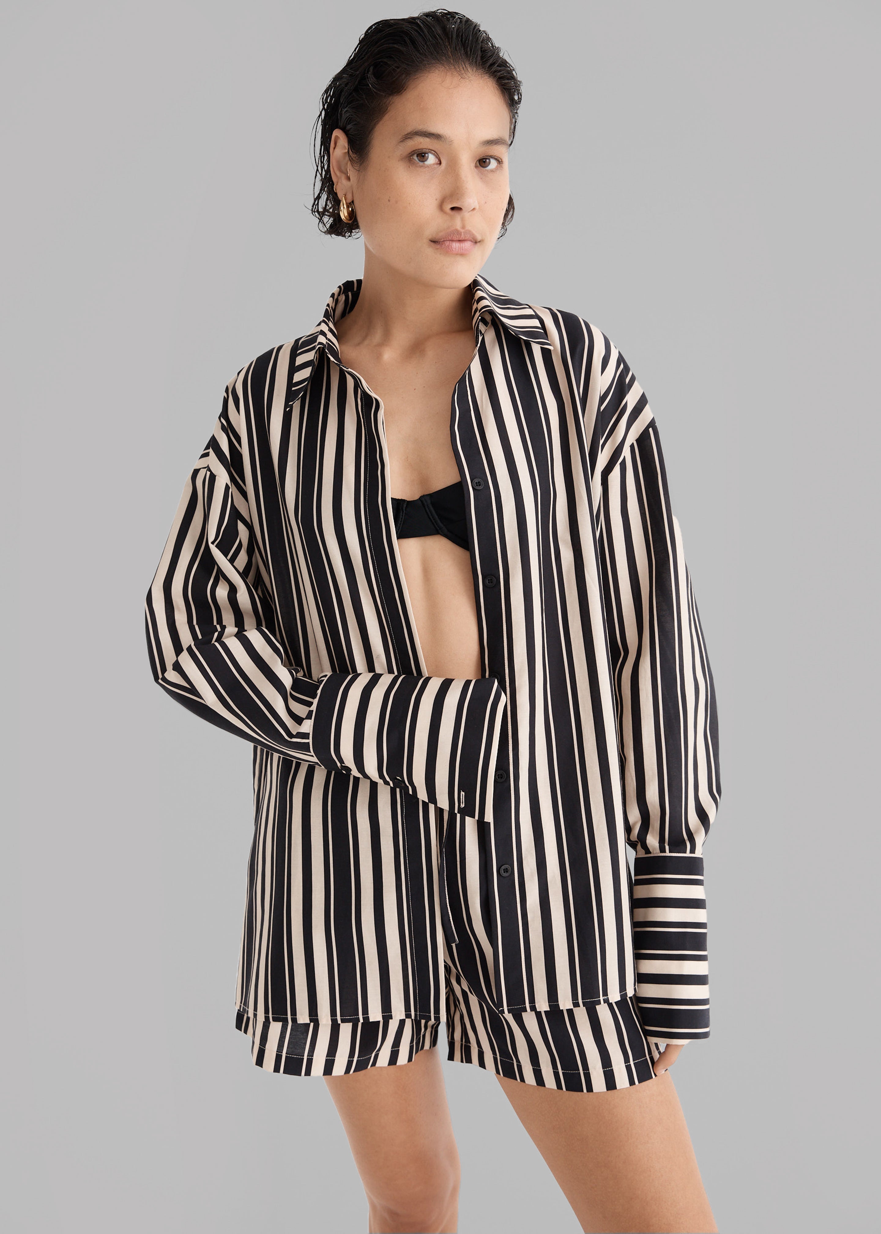 Solaqua The Beau Shorts - Cinque Stripe - 7