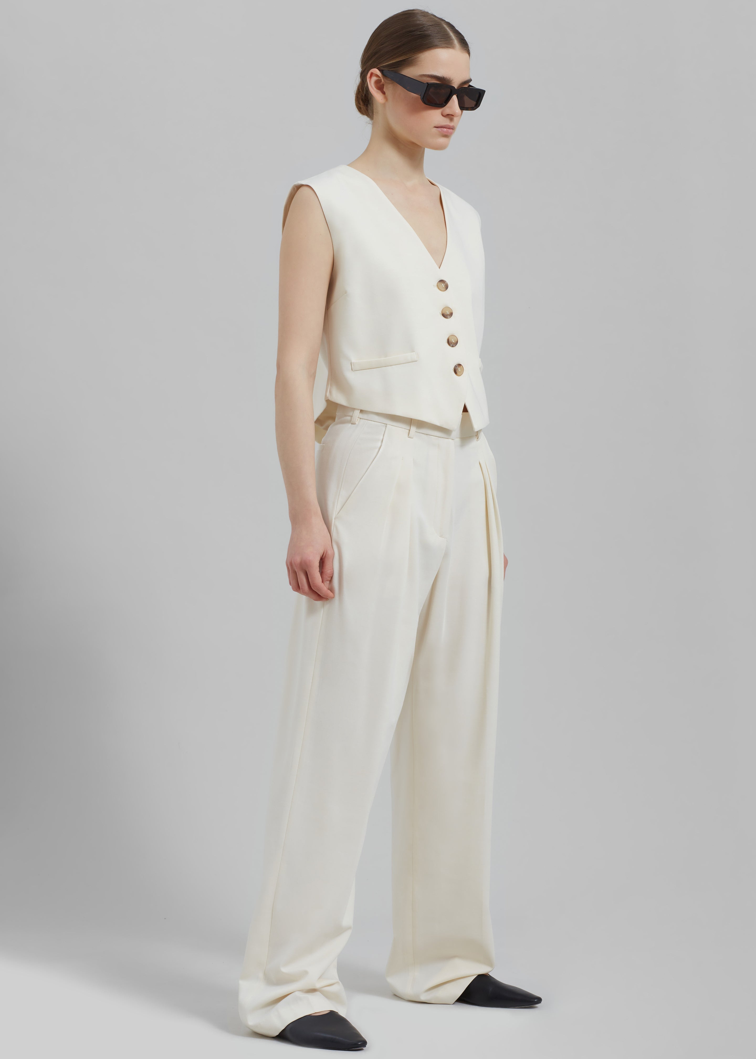 Solaqua The Leon Pants - Ivory - 4
