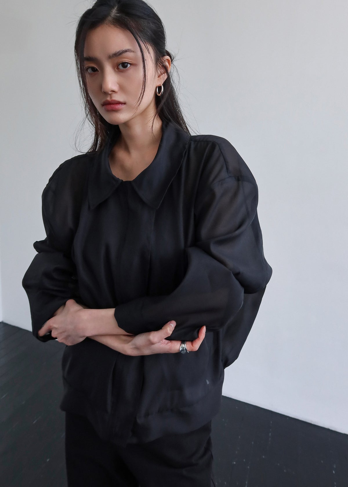 Soller Sheer Jacket - Black - 5