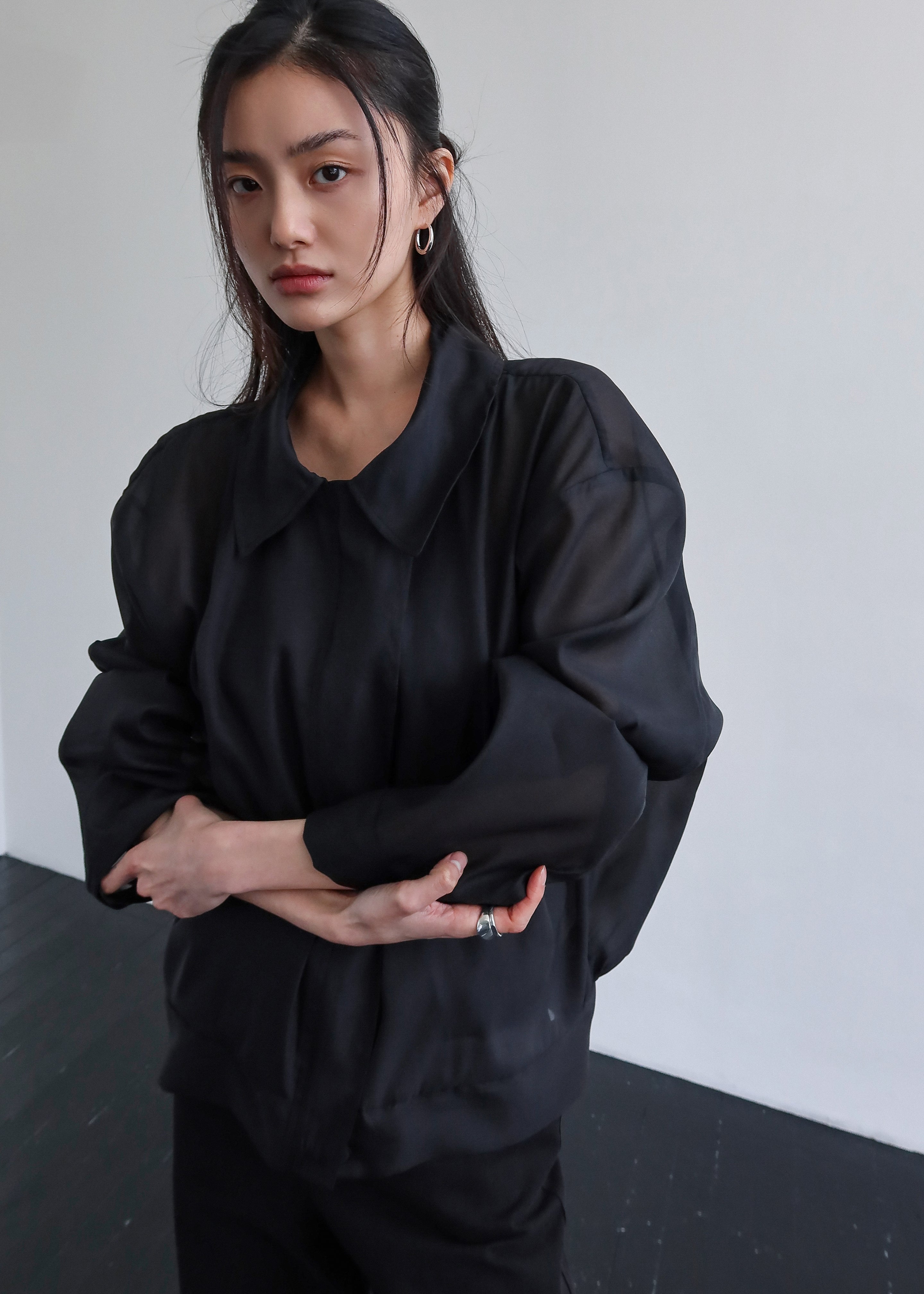 Soller Sheer Jacket - Black - 5