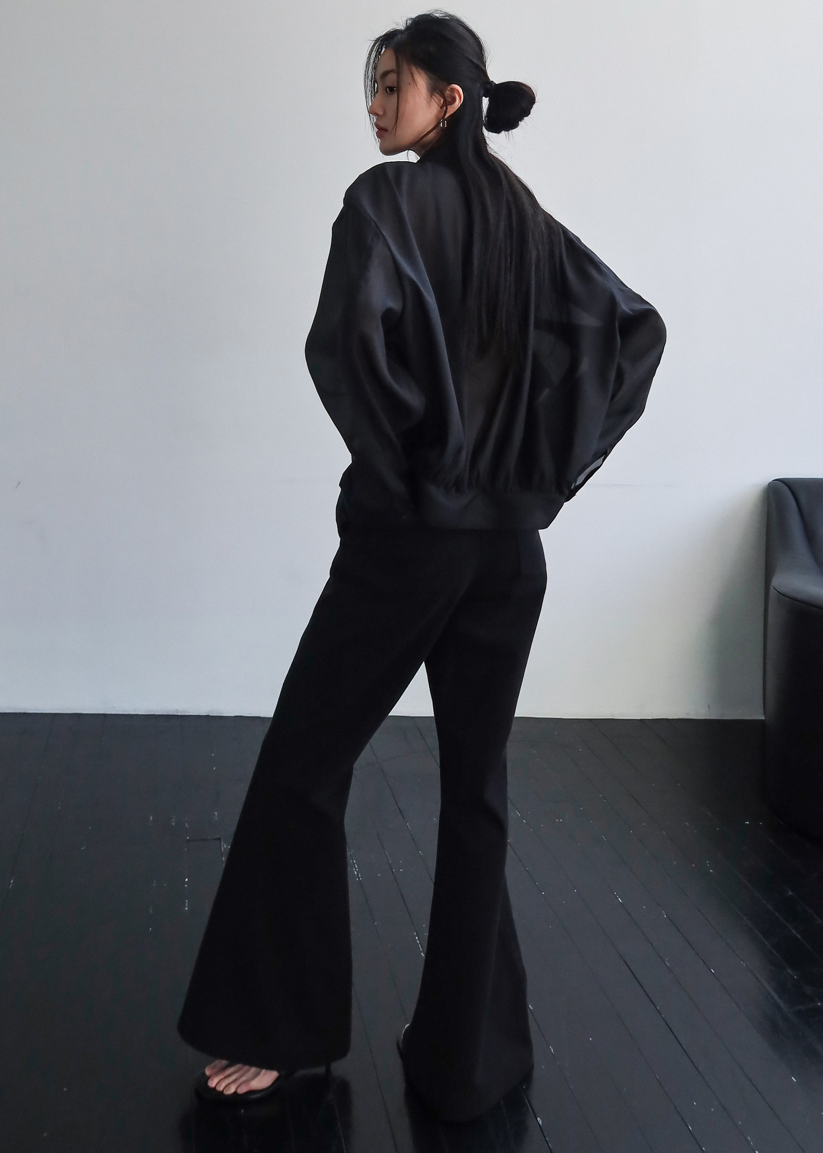 Soller Sheer Jacket - Black - 10
