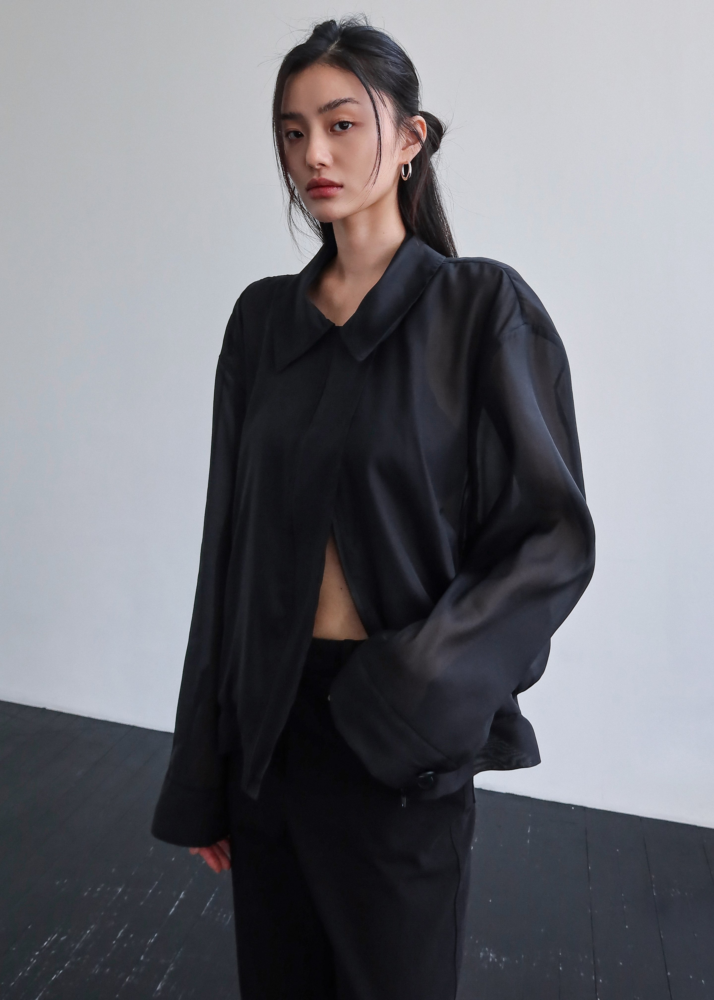 Soller Sheer Jacket - Black - 9
