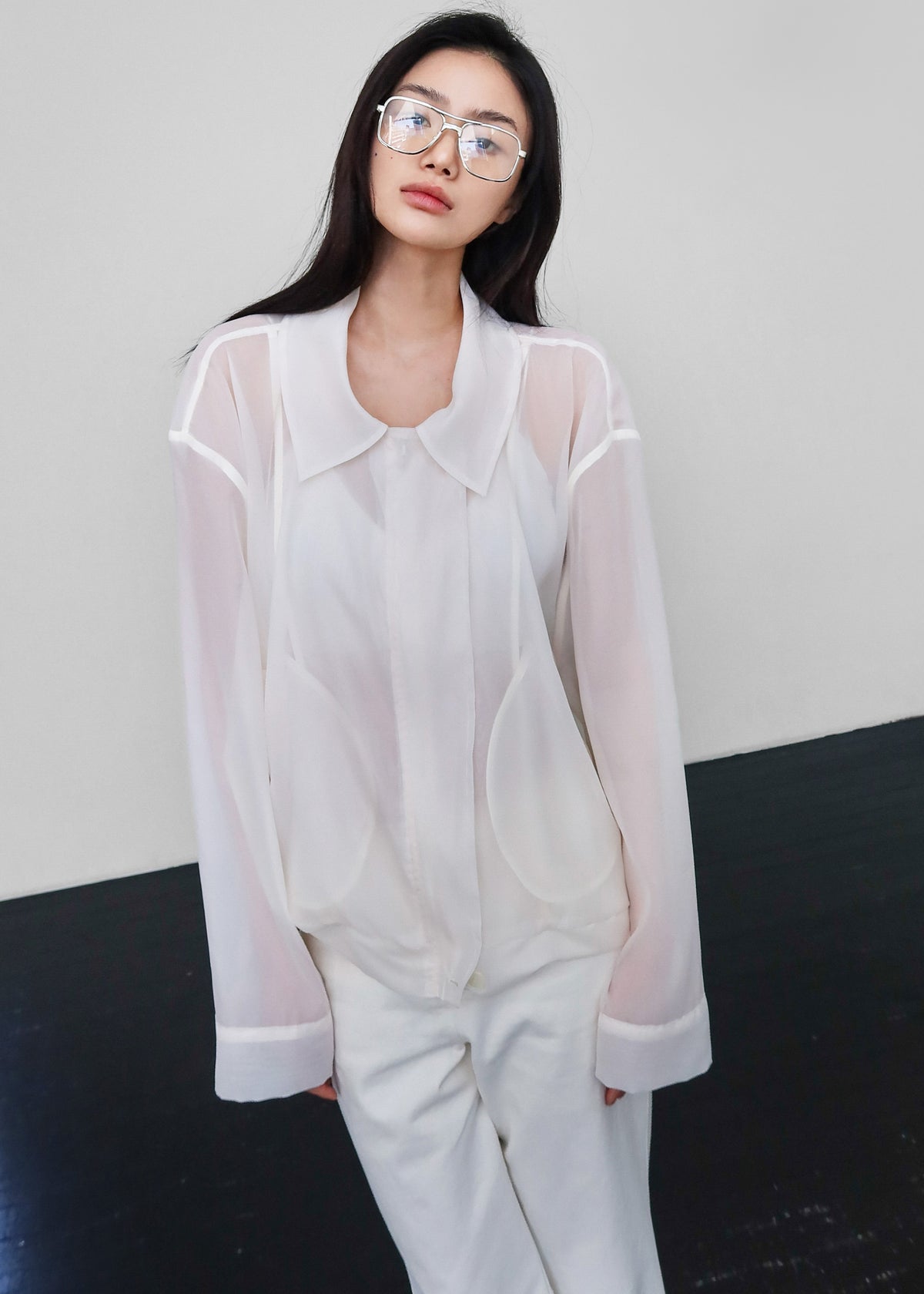 Soller Sheer Jacket - Ivory - 9