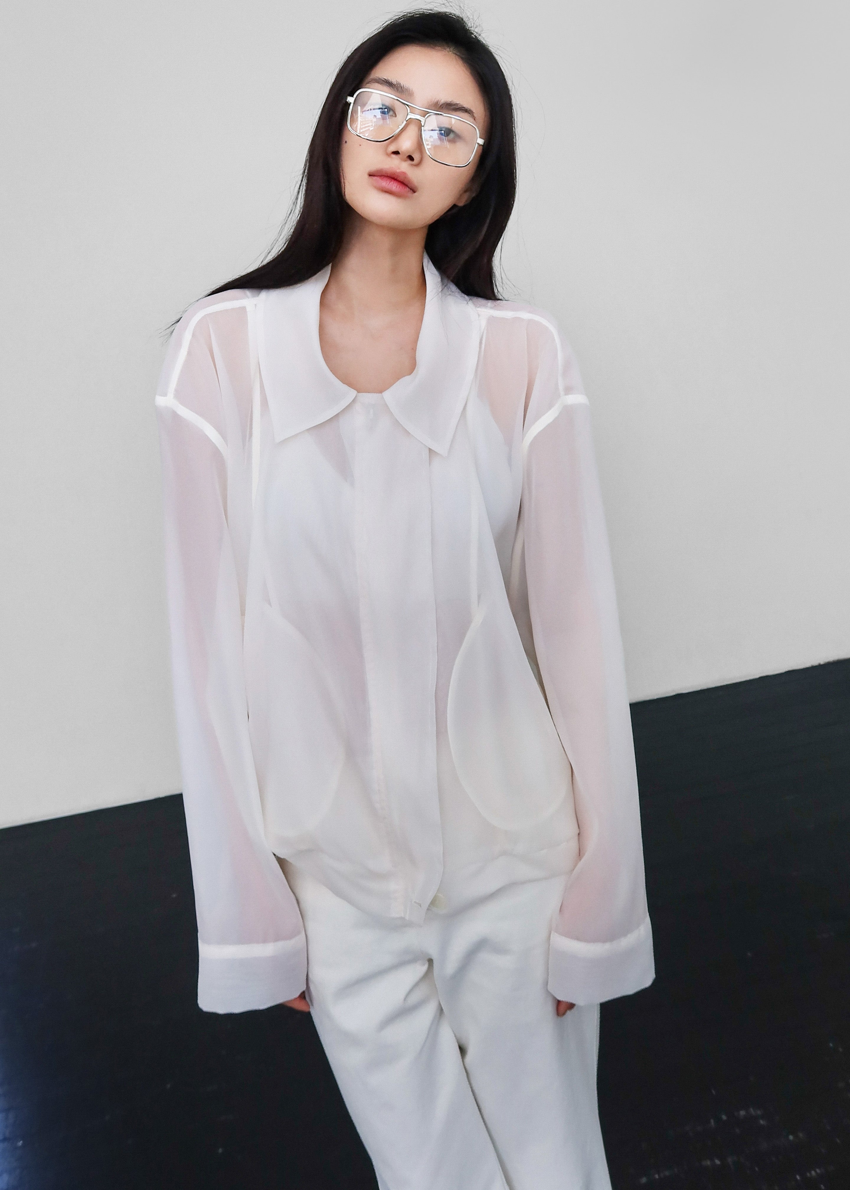 Soller Sheer Jacket - Ivory - 9