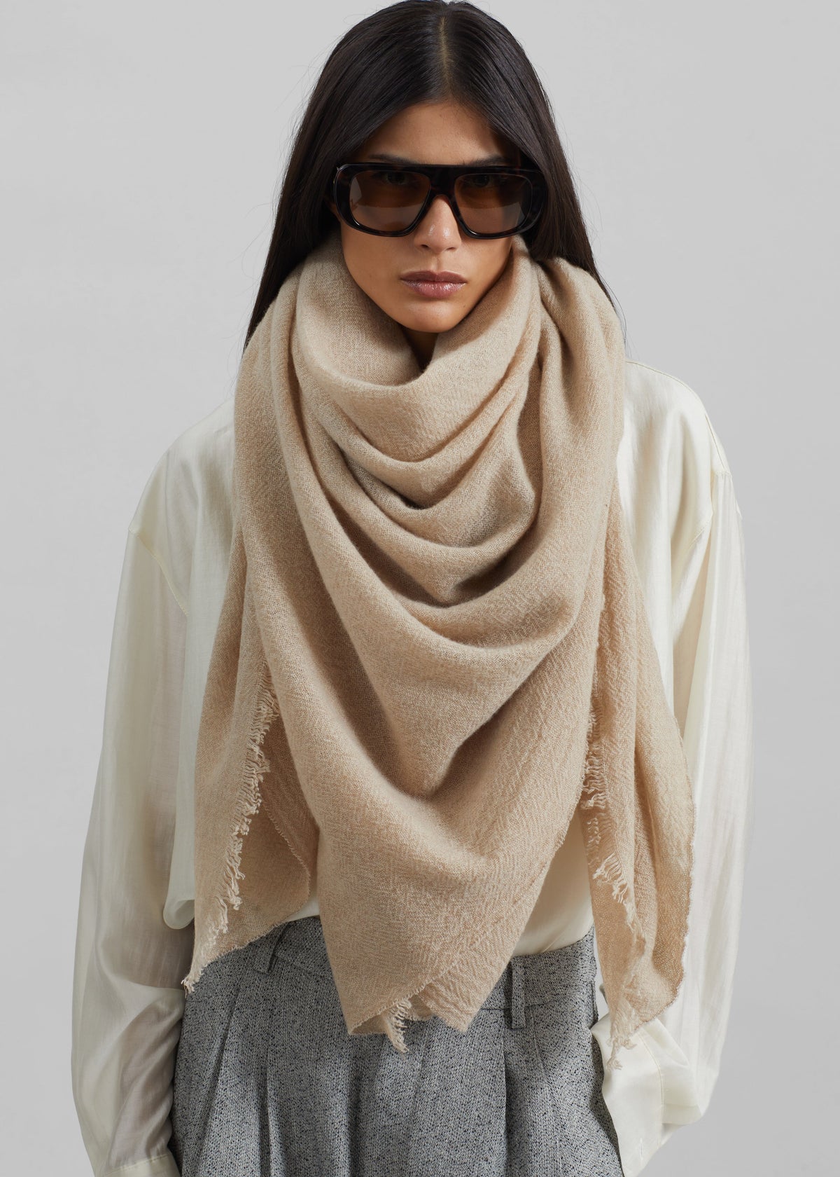 Solnak Scarf - Sand - 1