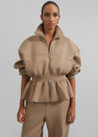 Sorelle Peplum Jacket - Camel