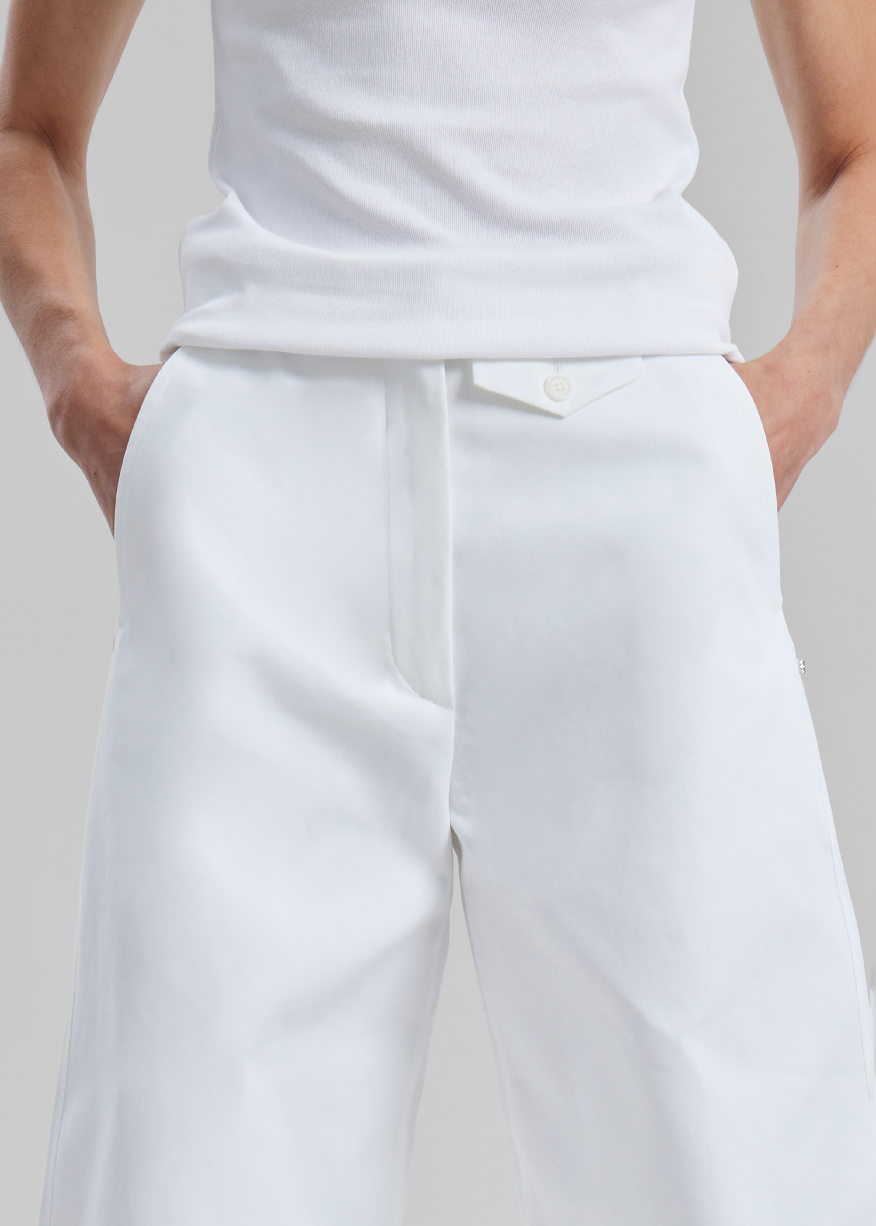 Sportmax Febo Pants - Optical White - 3