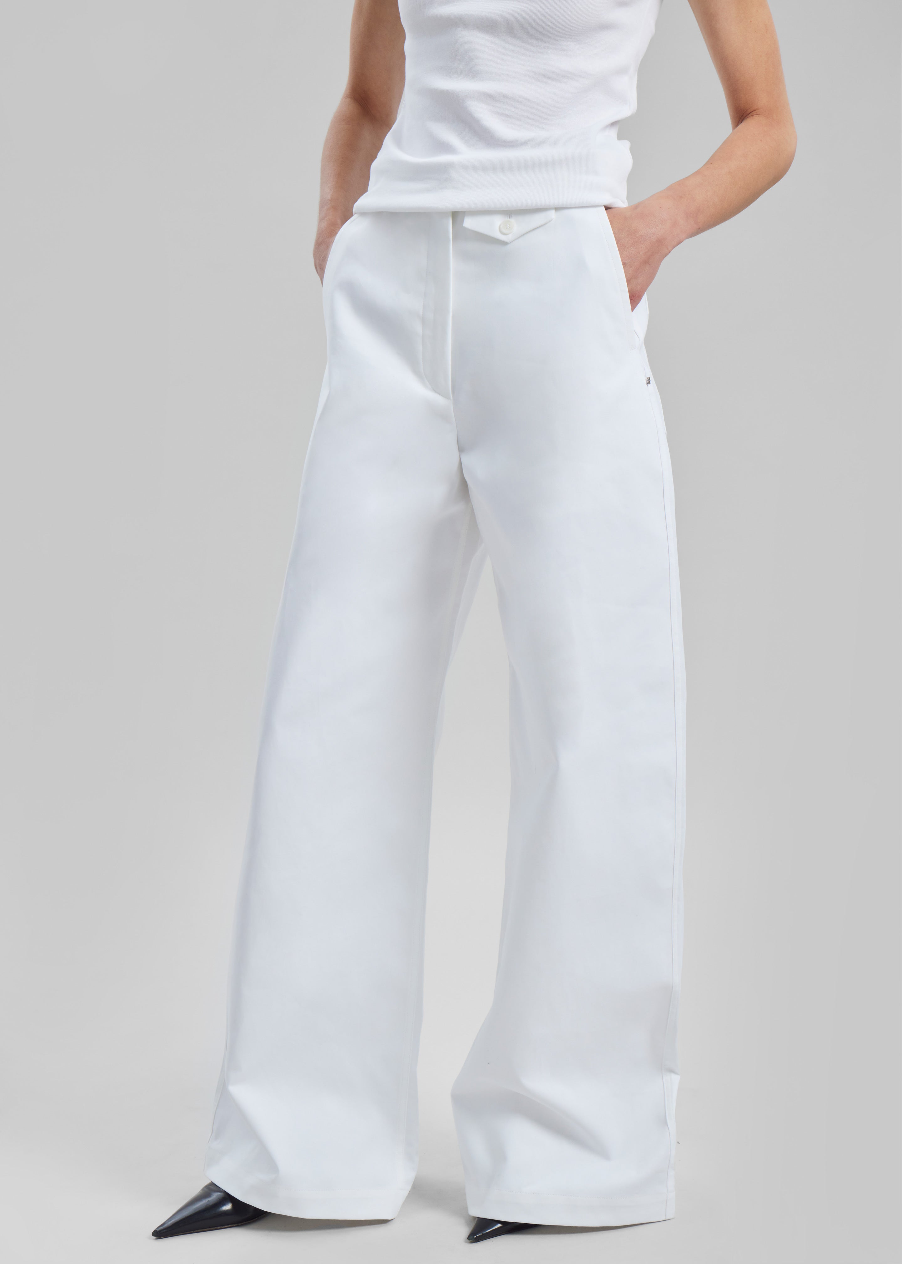 Sportmax Febo Pants - Optical White - 1