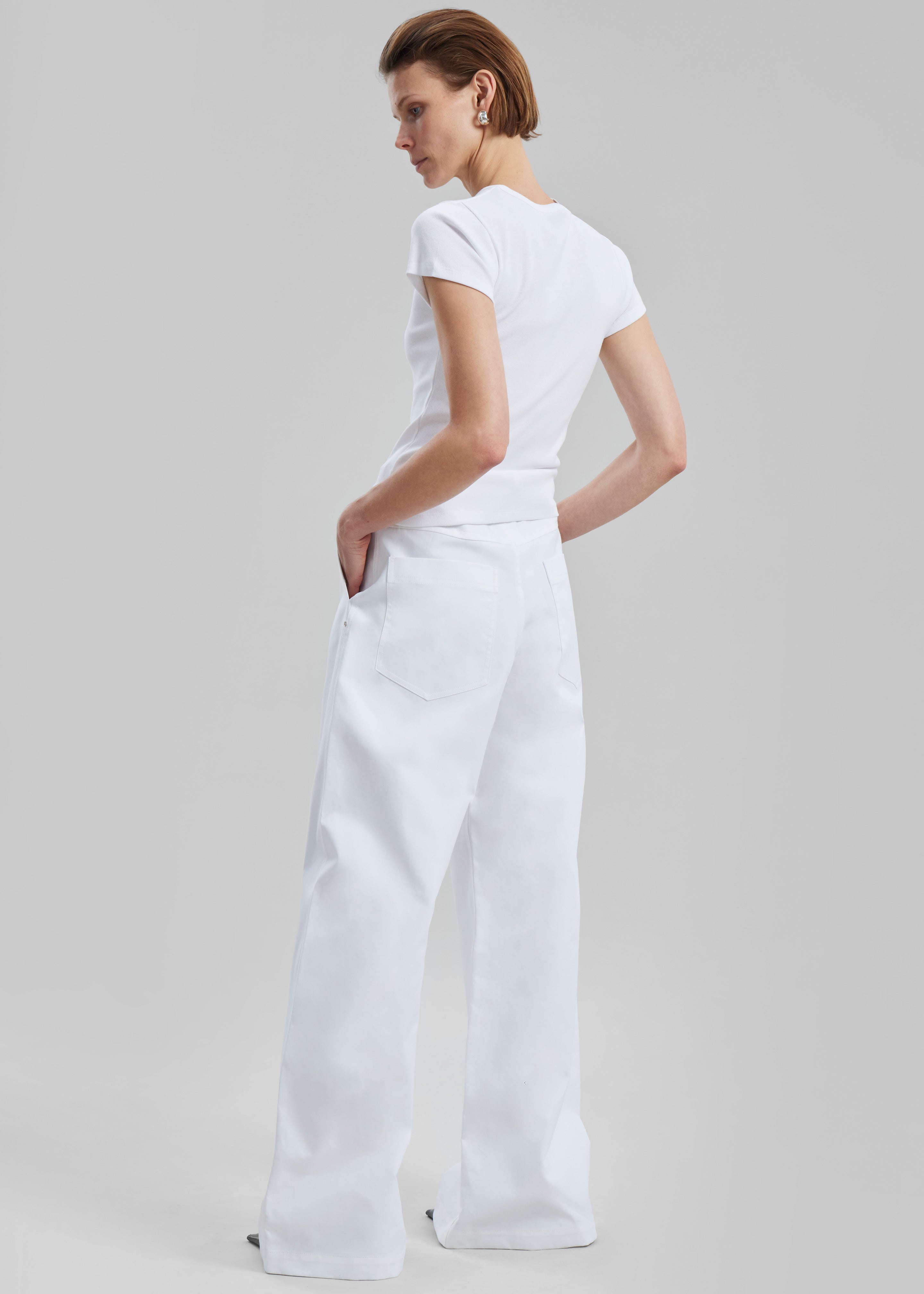 Sportmax Febo Pants - Optical White - 6