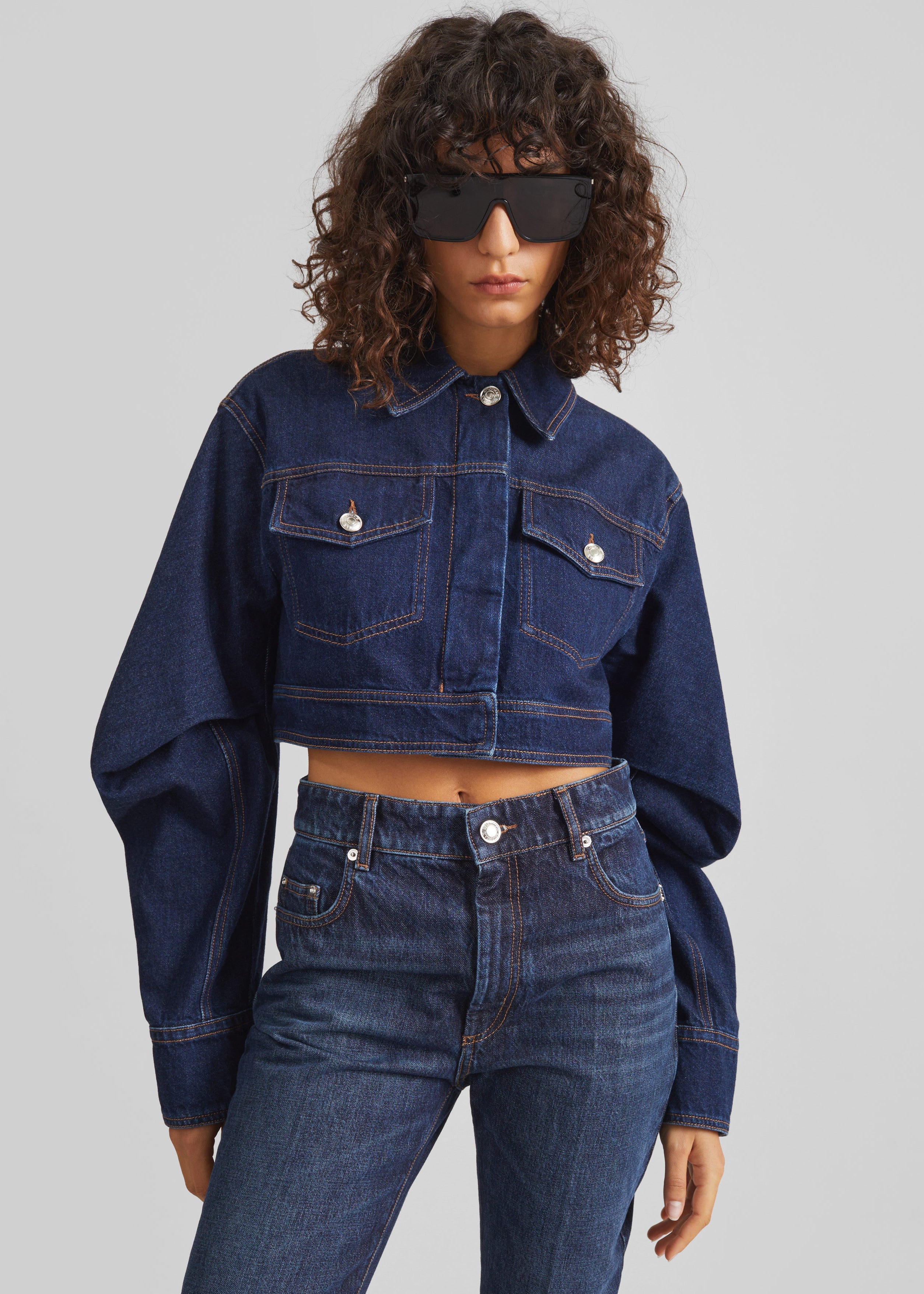 Sportmax Sir Denim Jacket - Midnight Blue - 6