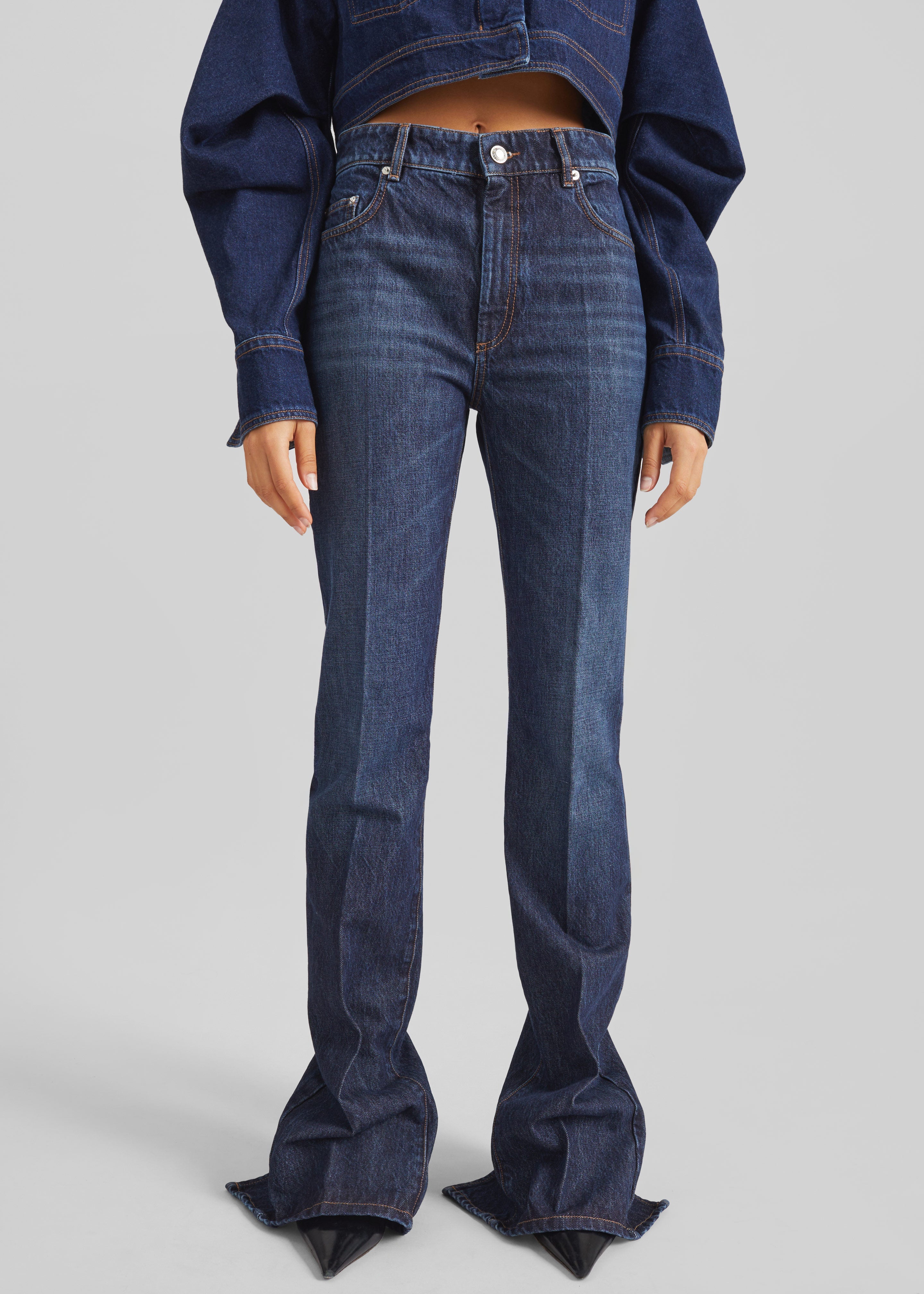 Sportmax Spigola Denim Pants - Midnight Blue - 5