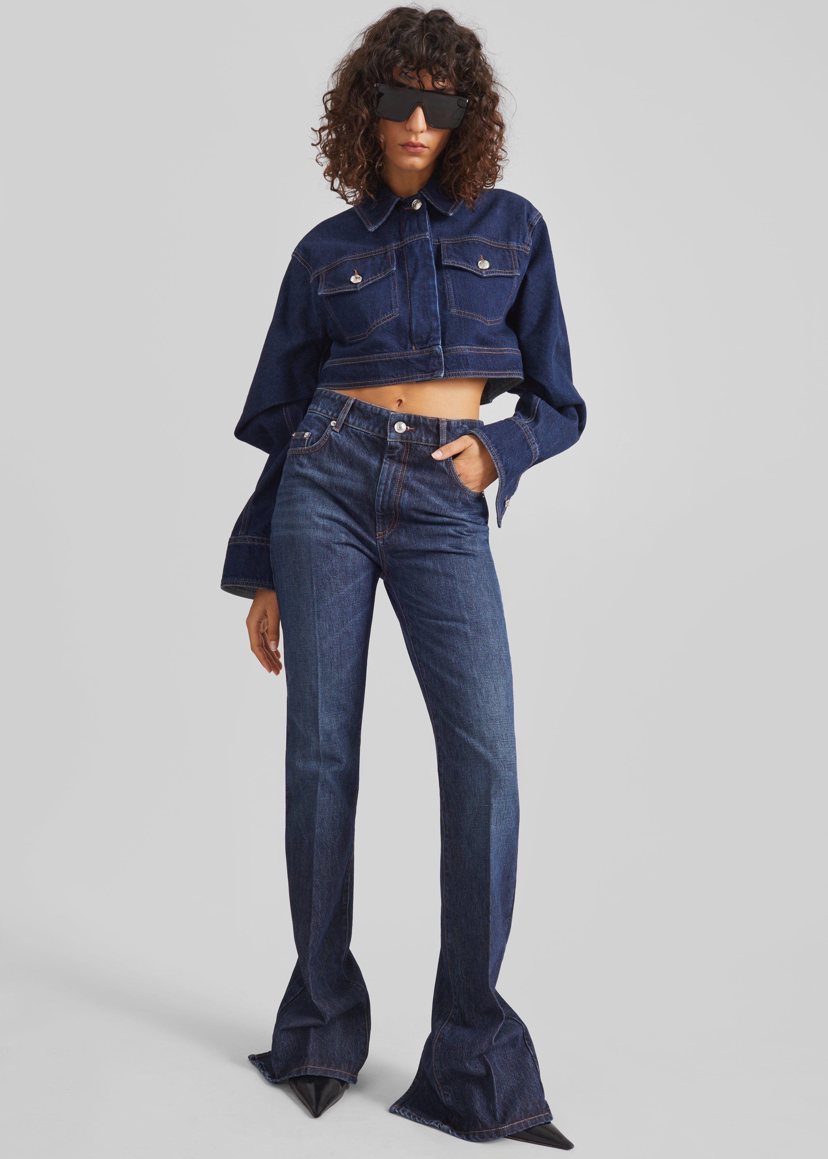 Sportmax Spigola Denim Pants - Midnight Blue - 4