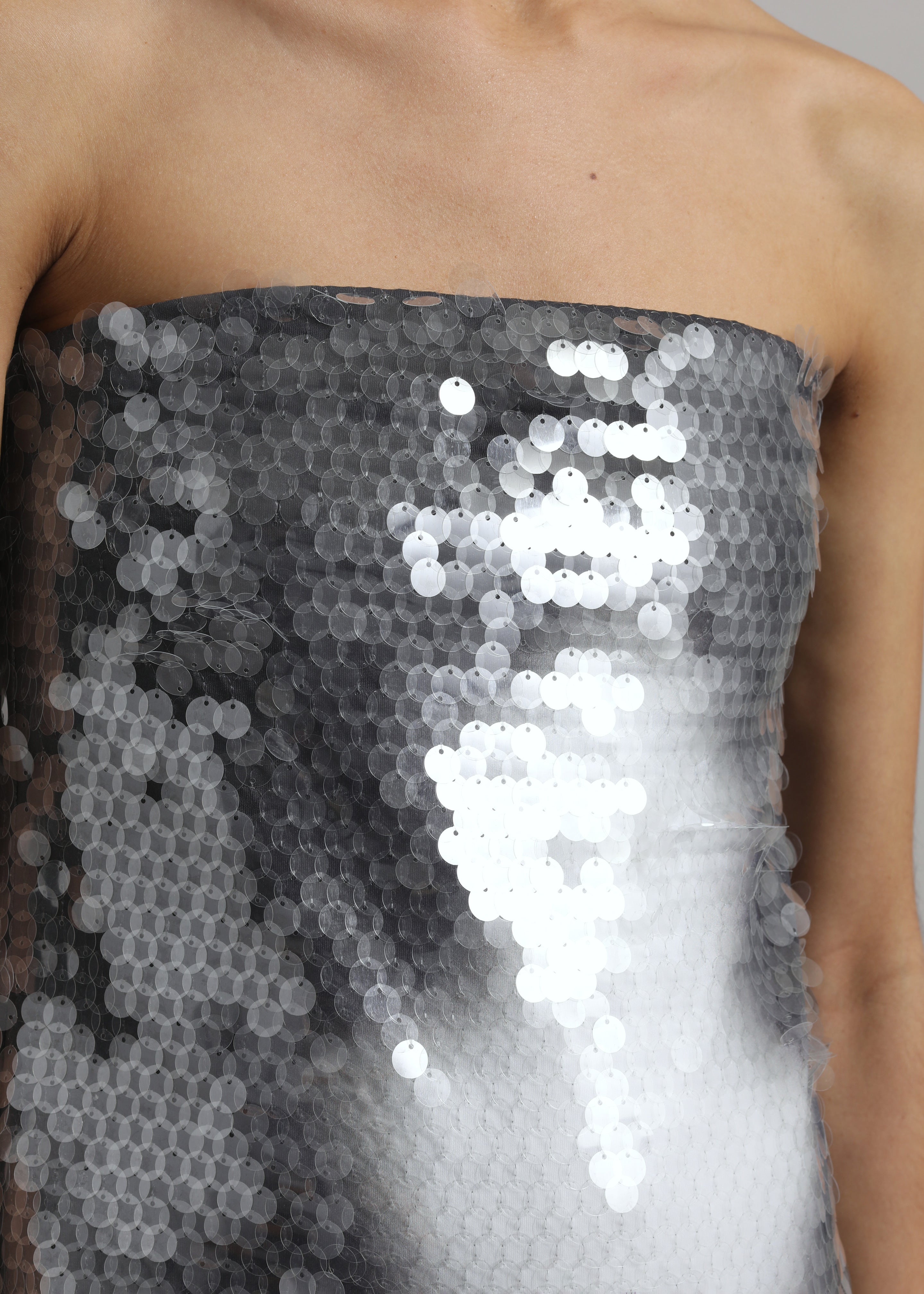 Sportmax Stemma Sequinned Jersey Dress - Shaded Black - 3