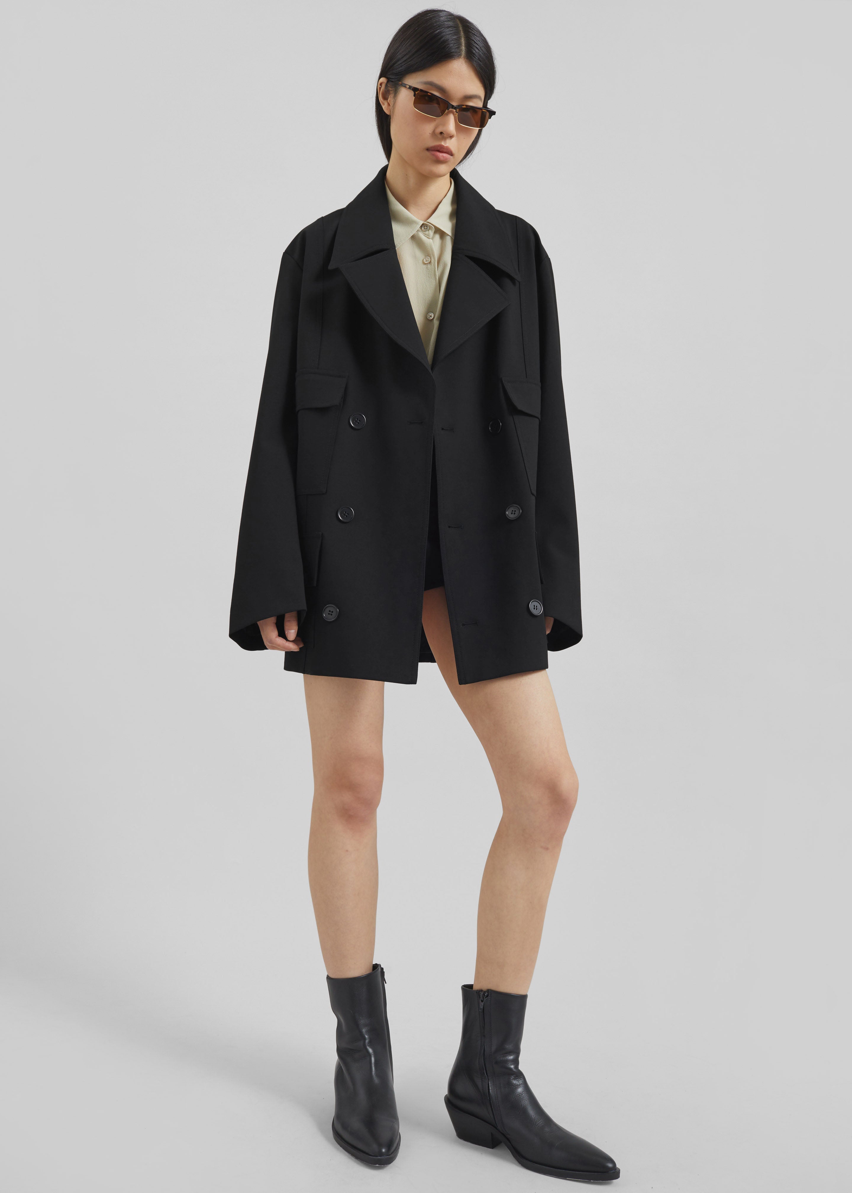 Stanton Trapeze Jacket - Black - 5