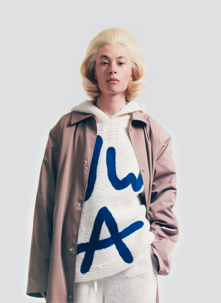 Model dressed in the Frankie Shop for the "Just Frankie" campaign