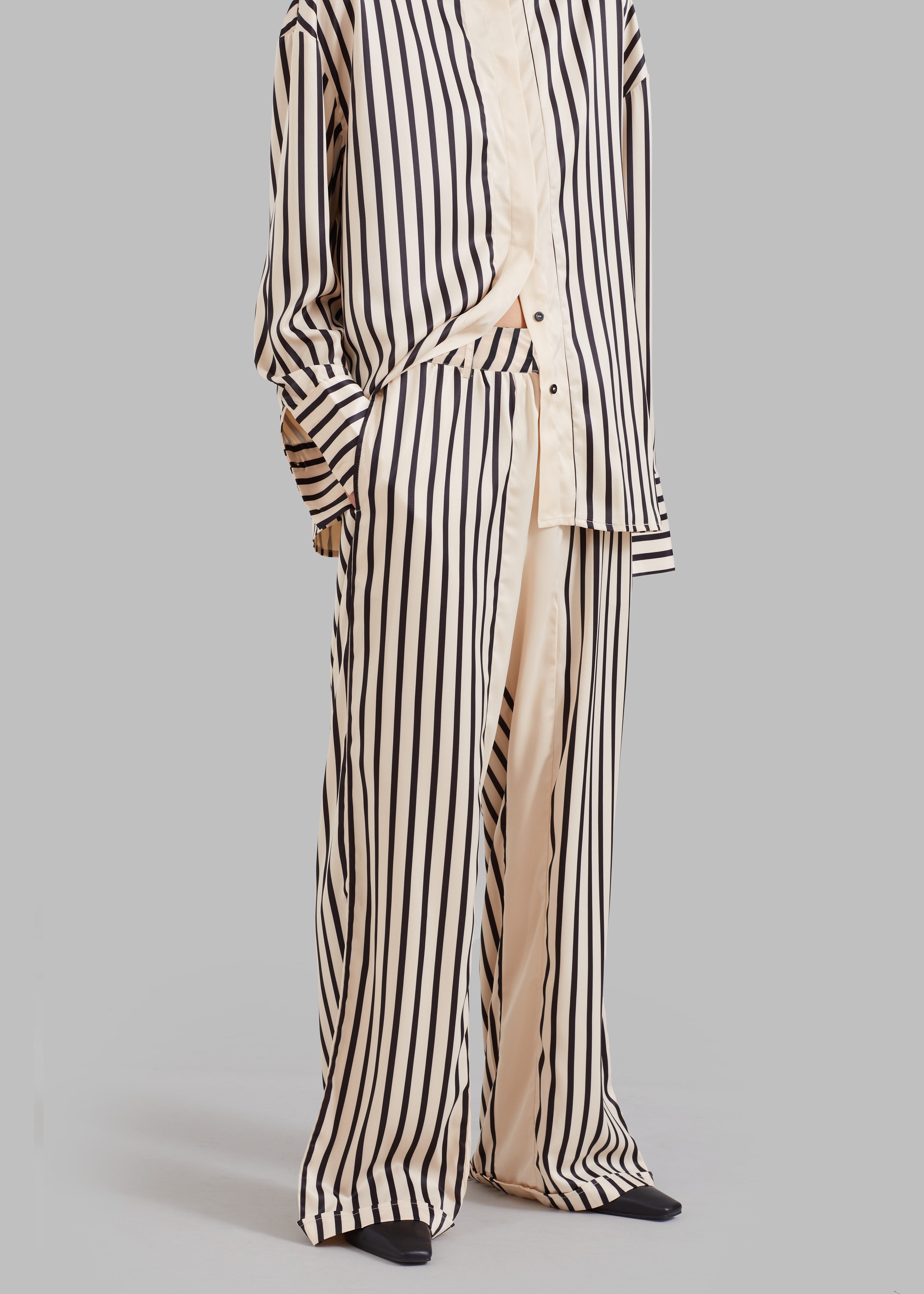 Solaqua The Resort Pants - Black/Off White - 6
