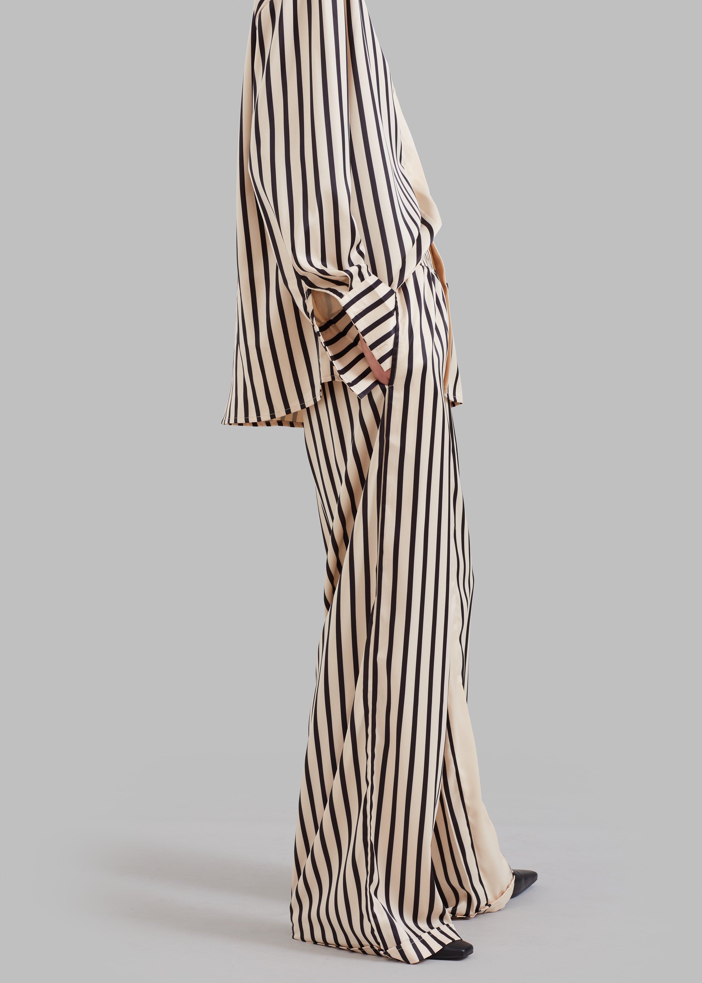 Solaqua The Resort Pants - Black/Off White - 2