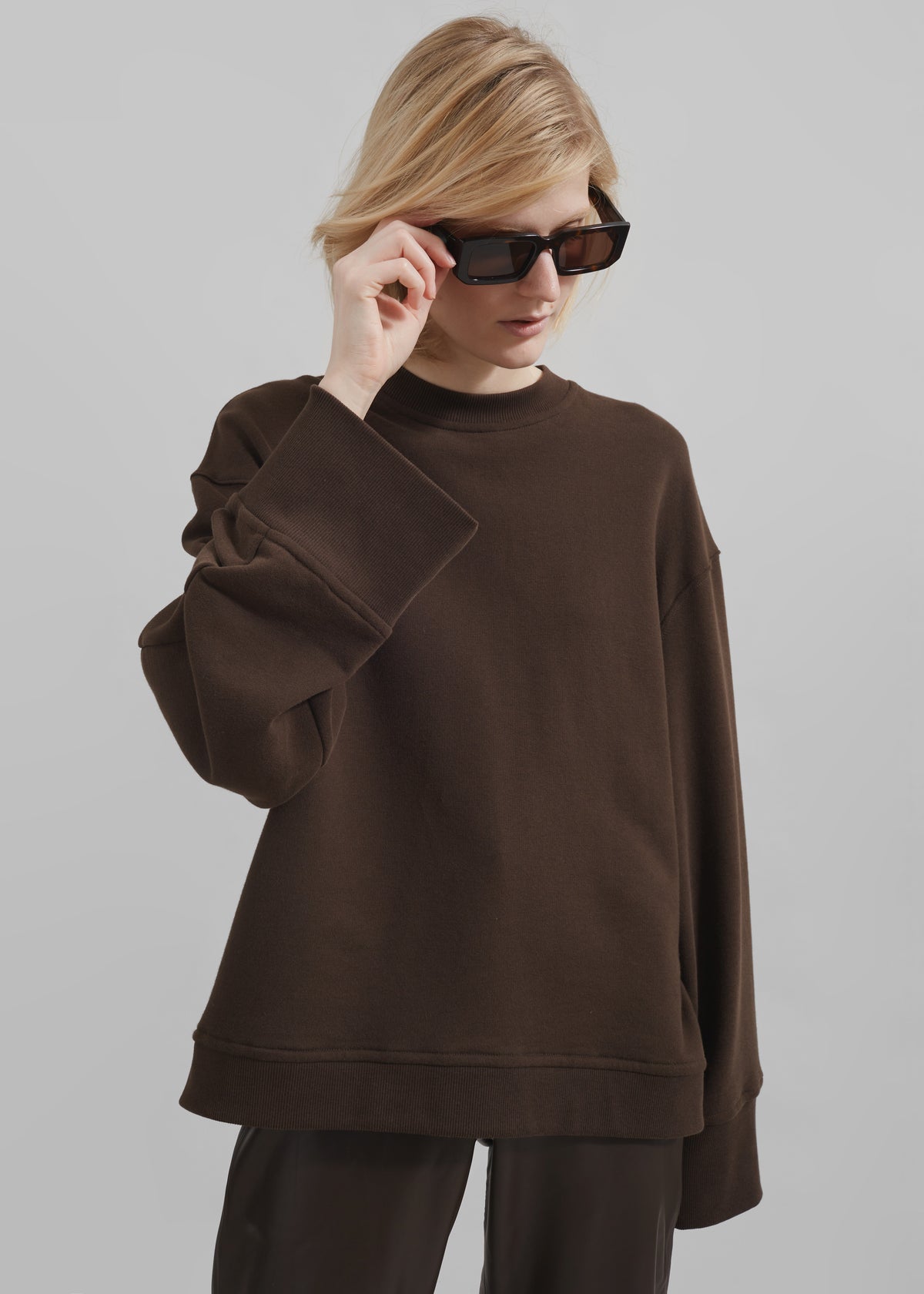 Talia Sweatshirt - Brown - 7