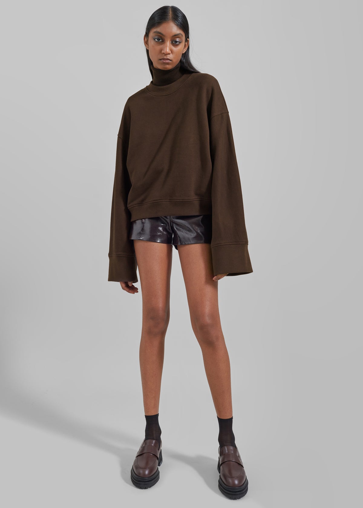 Talia Sweatshirt - Brown - 4