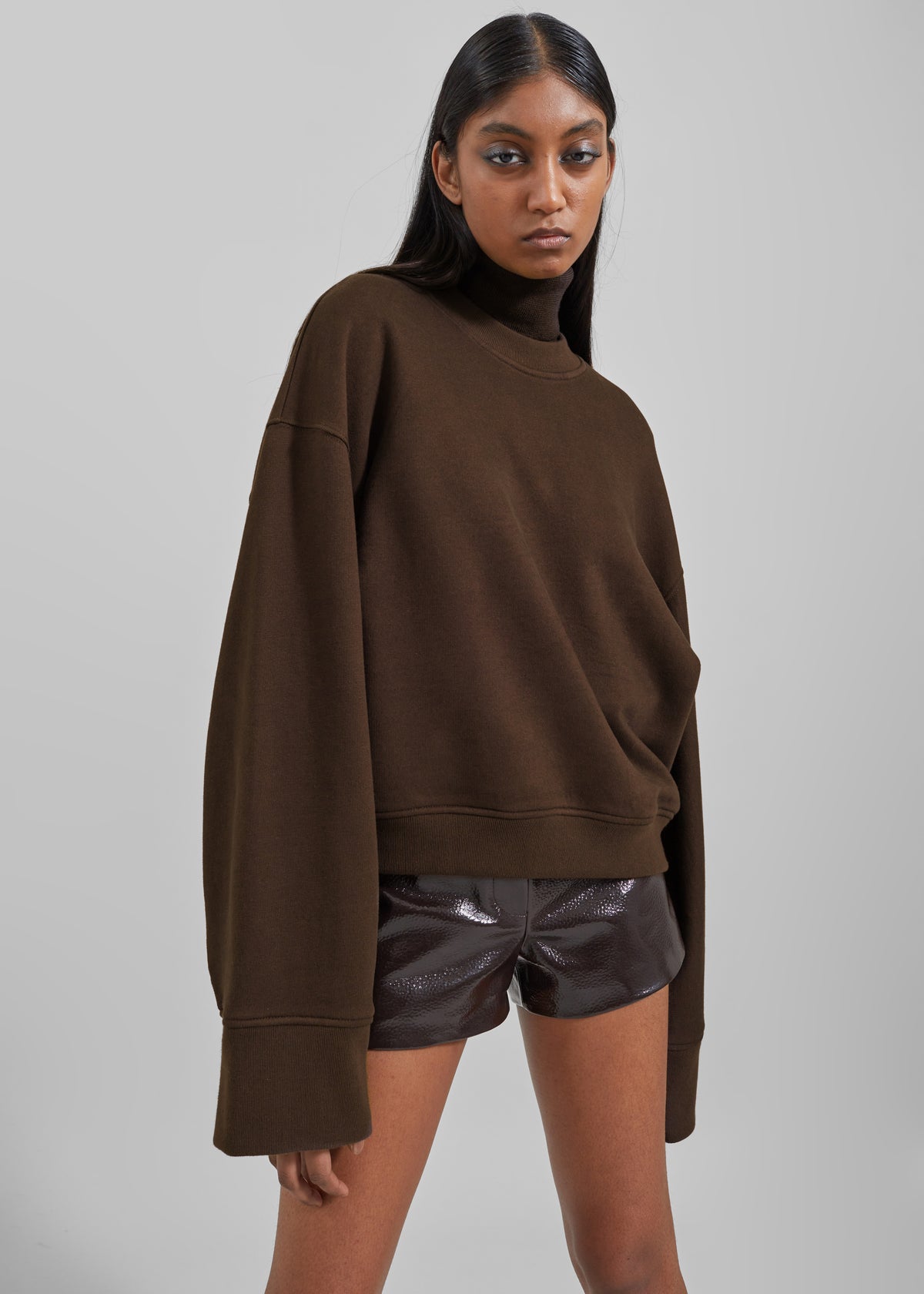 Talia Sweatshirt - Brown - 5