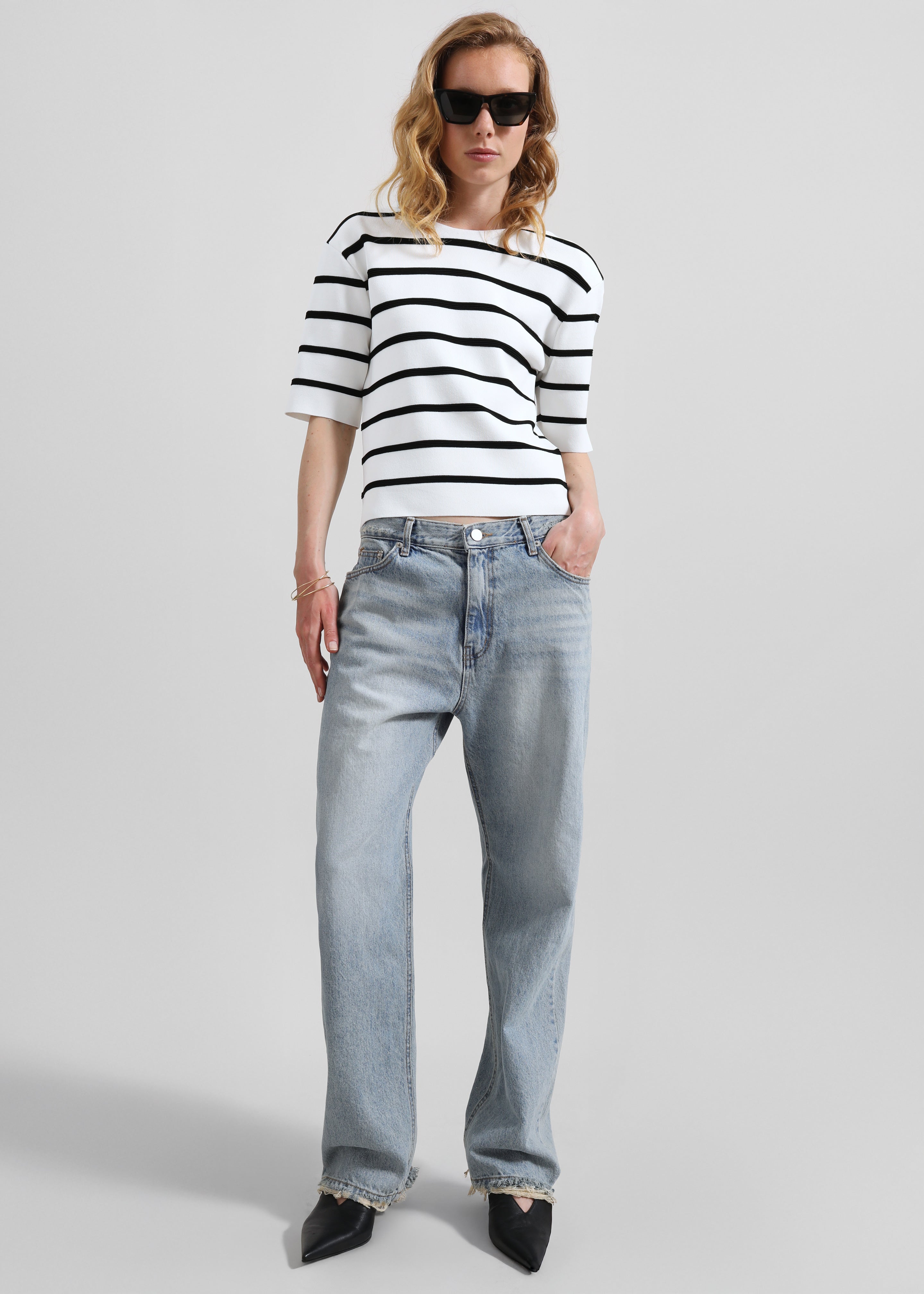 Tarmi Straight Leg Jeans - Light Wash - 7
