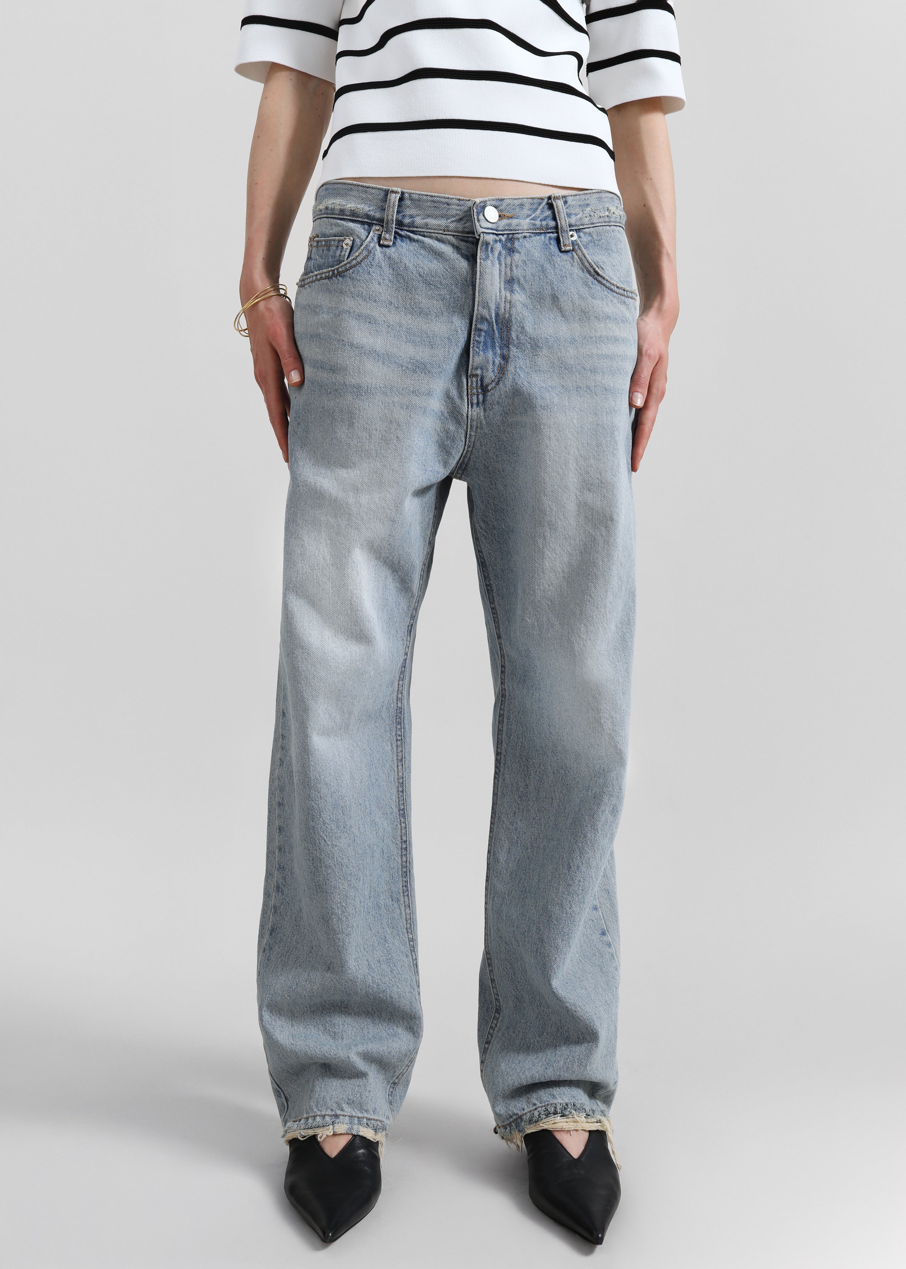 Tarmi Straight Leg Jeans - Light Wash - 2