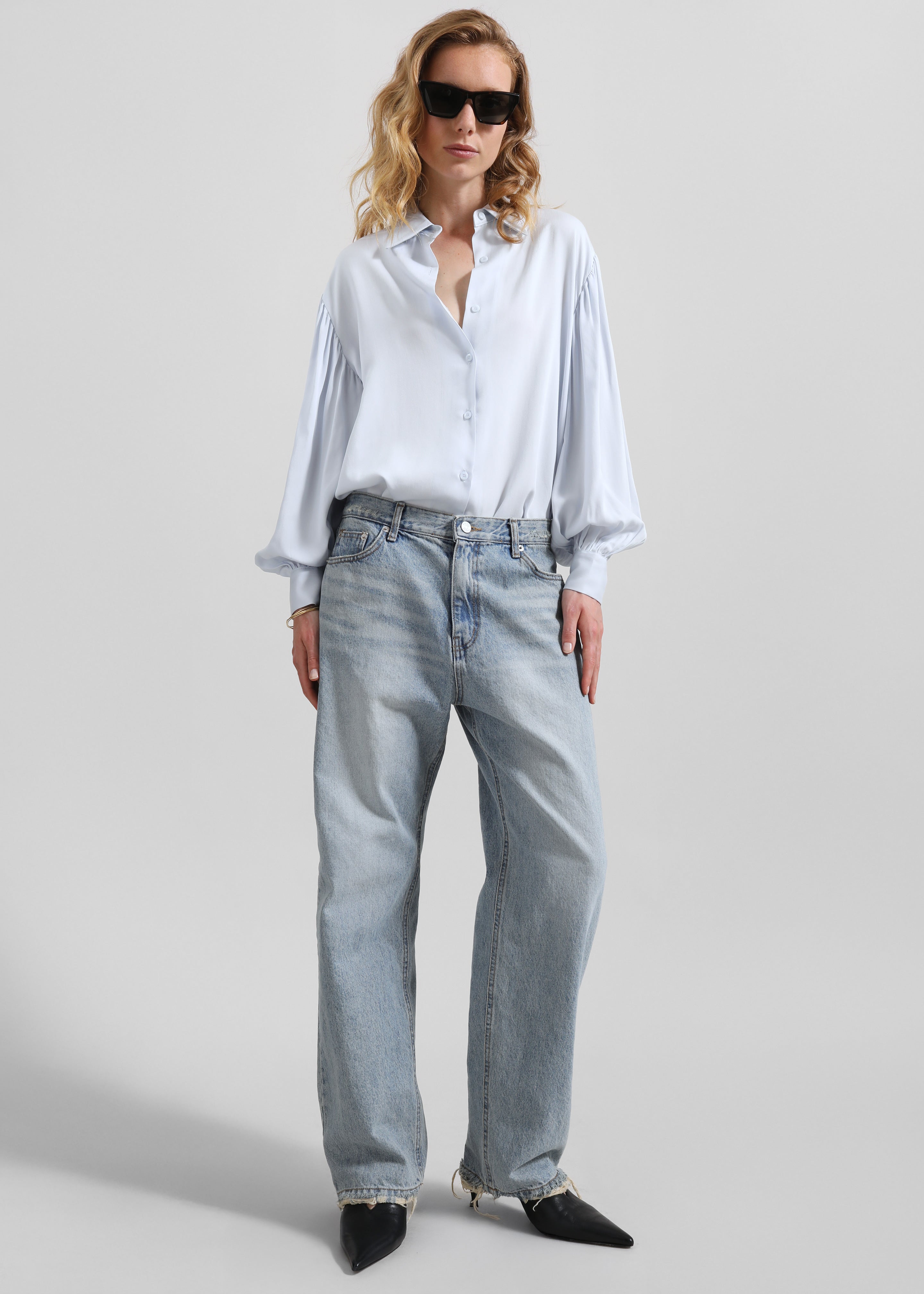 Tarmi Straight Leg Jeans - Light Wash - 3