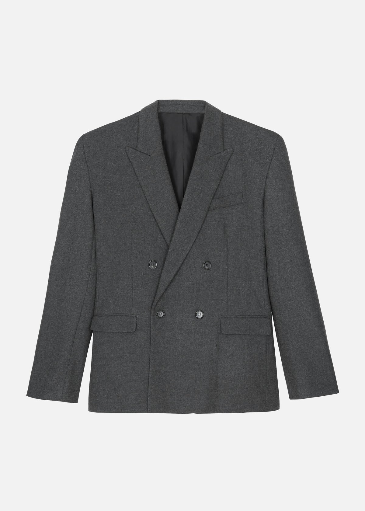 Tarvis Double Breasted Blazer - Dark Grey - 14