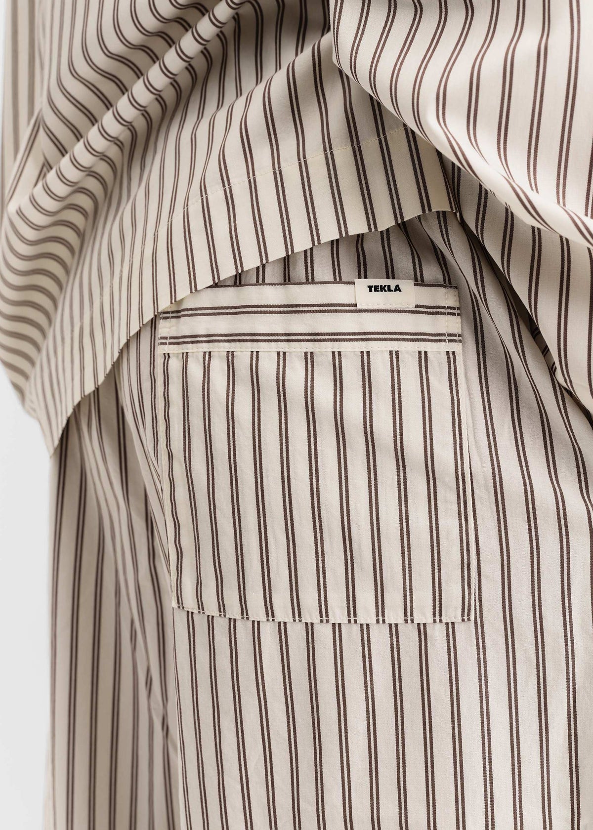 Tekla Poplin Pyjama Pants - Hopper Stripes - 3